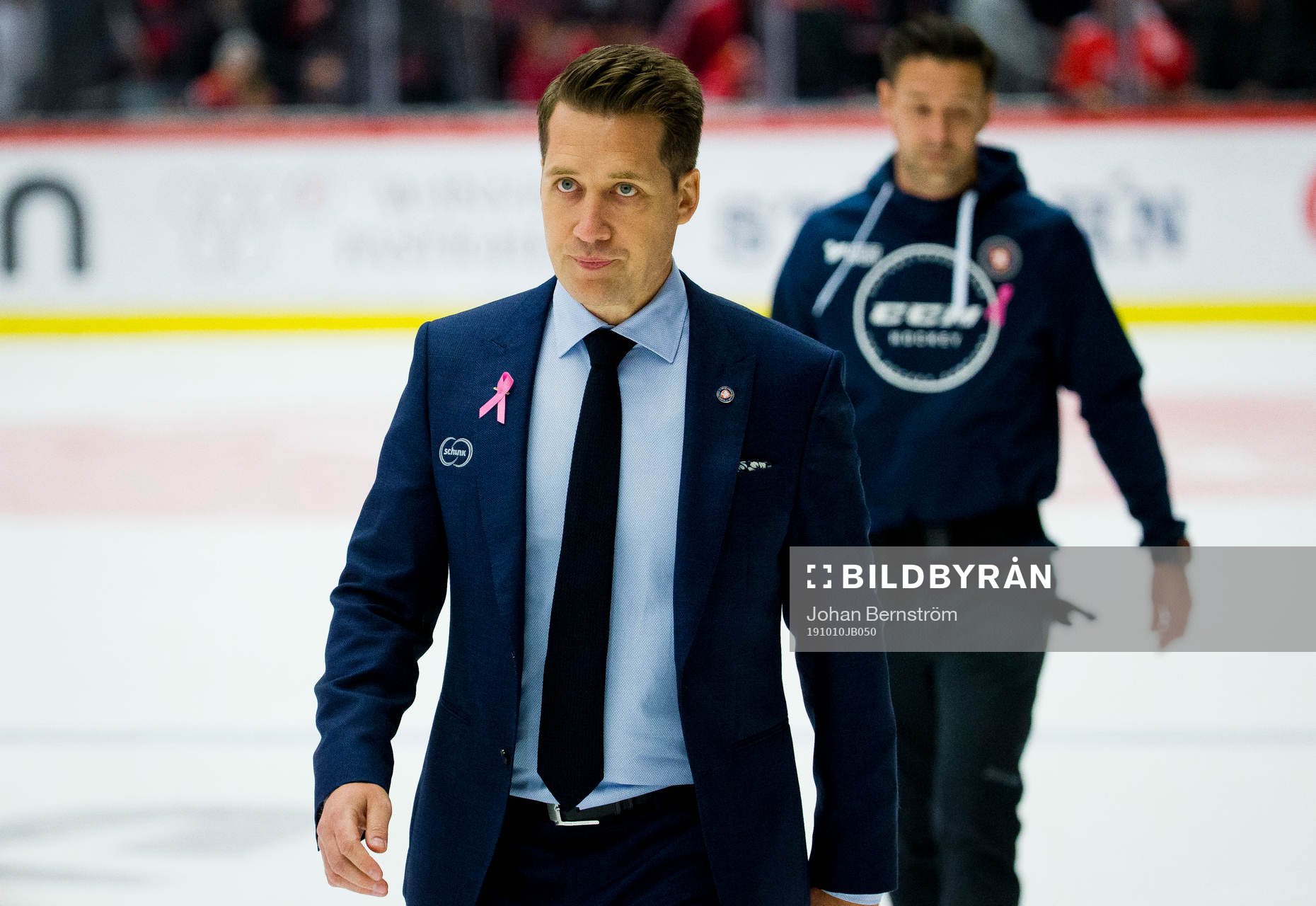 Växjös tränare Sam Hallam