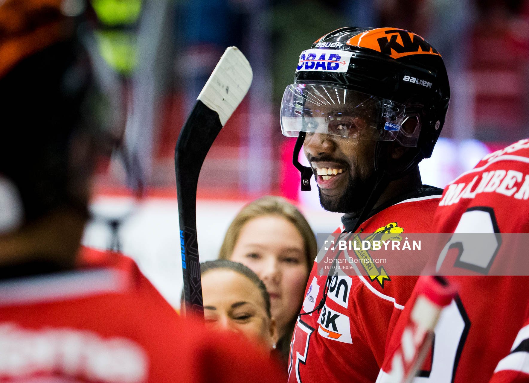Örebros Daniel Muzito Bagenda jublar