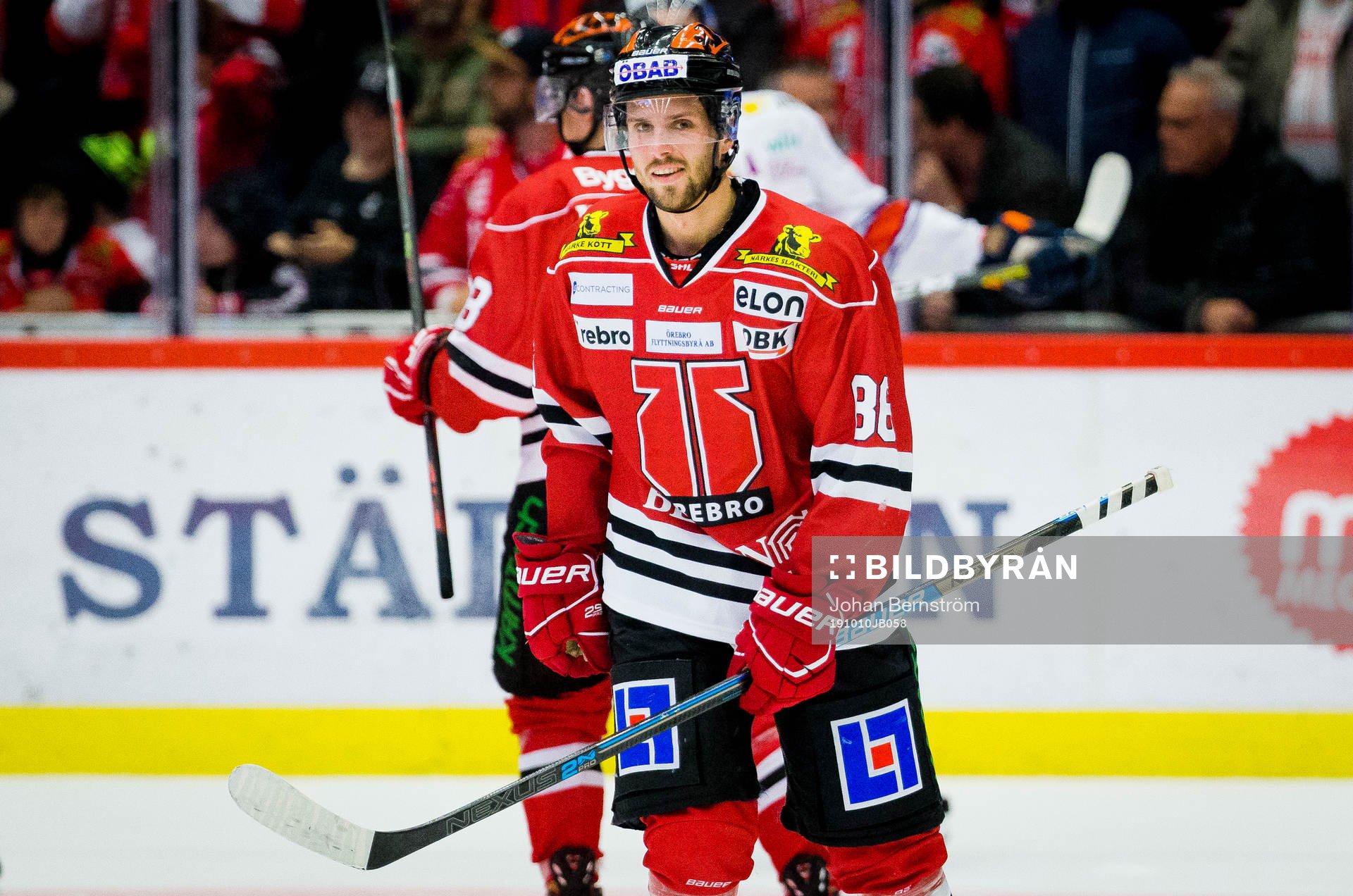 Örebros Mathias Bromé är glad