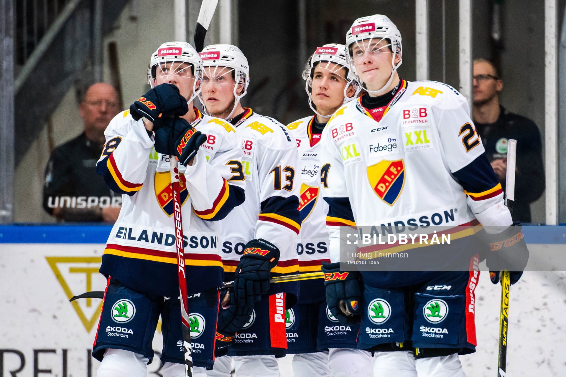 Djurgårdens spelare deppar