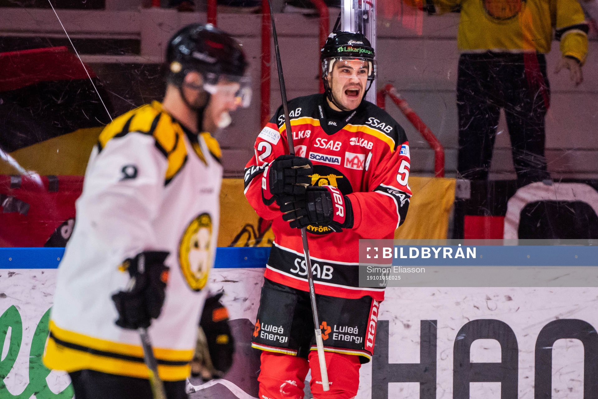 Luleås Karl Fabricius jublar
