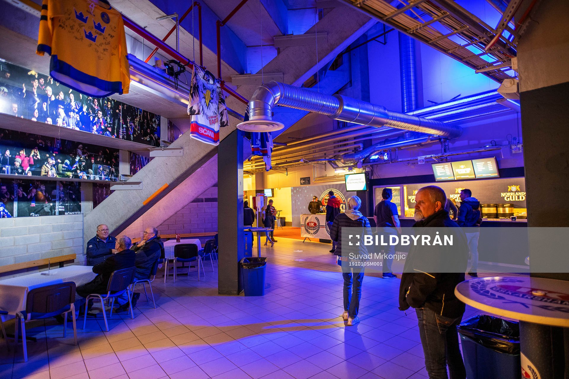 Interiörbild av Be-Ge Hockey Center
