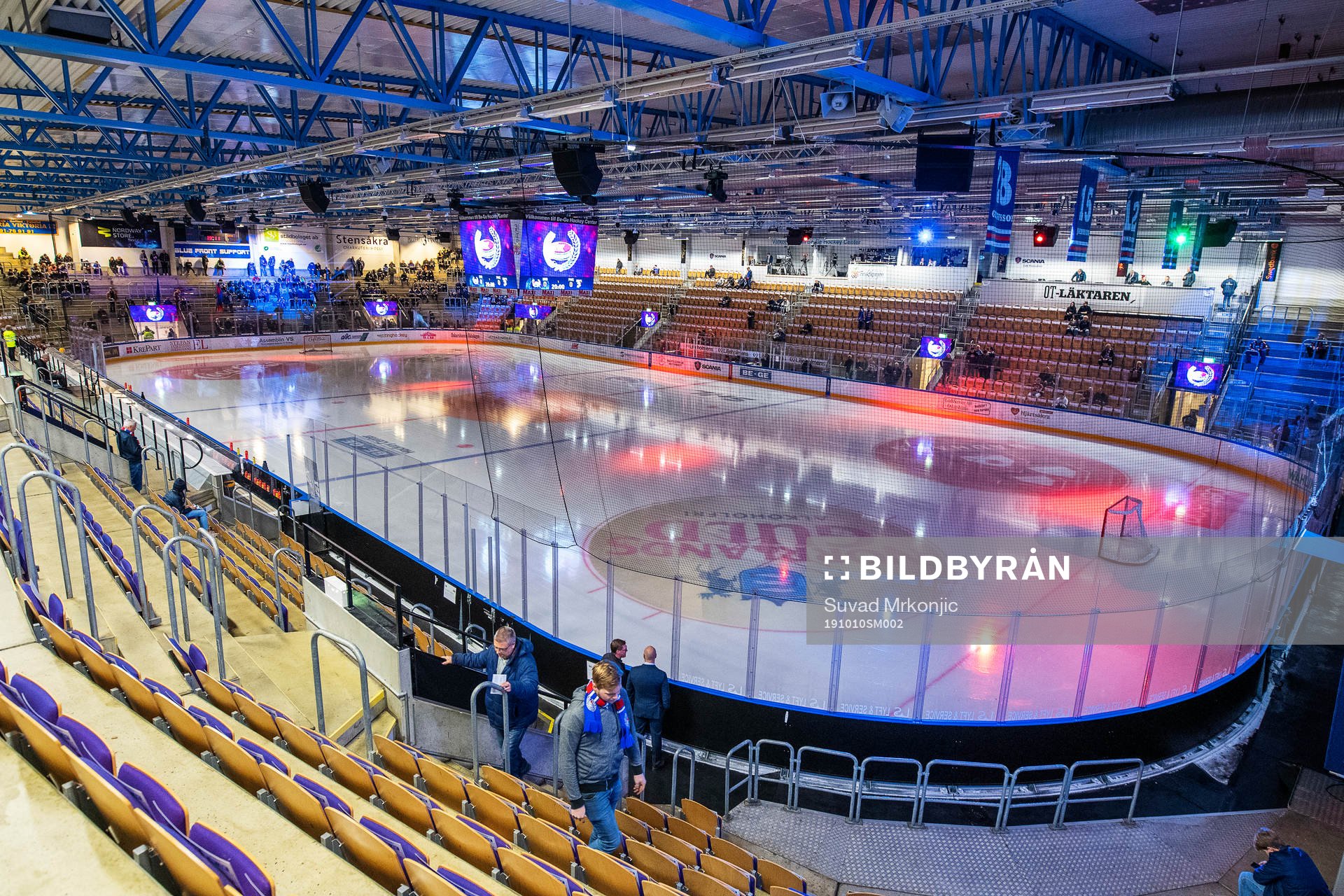 Interiörbild av Be-Ge Hockey Center