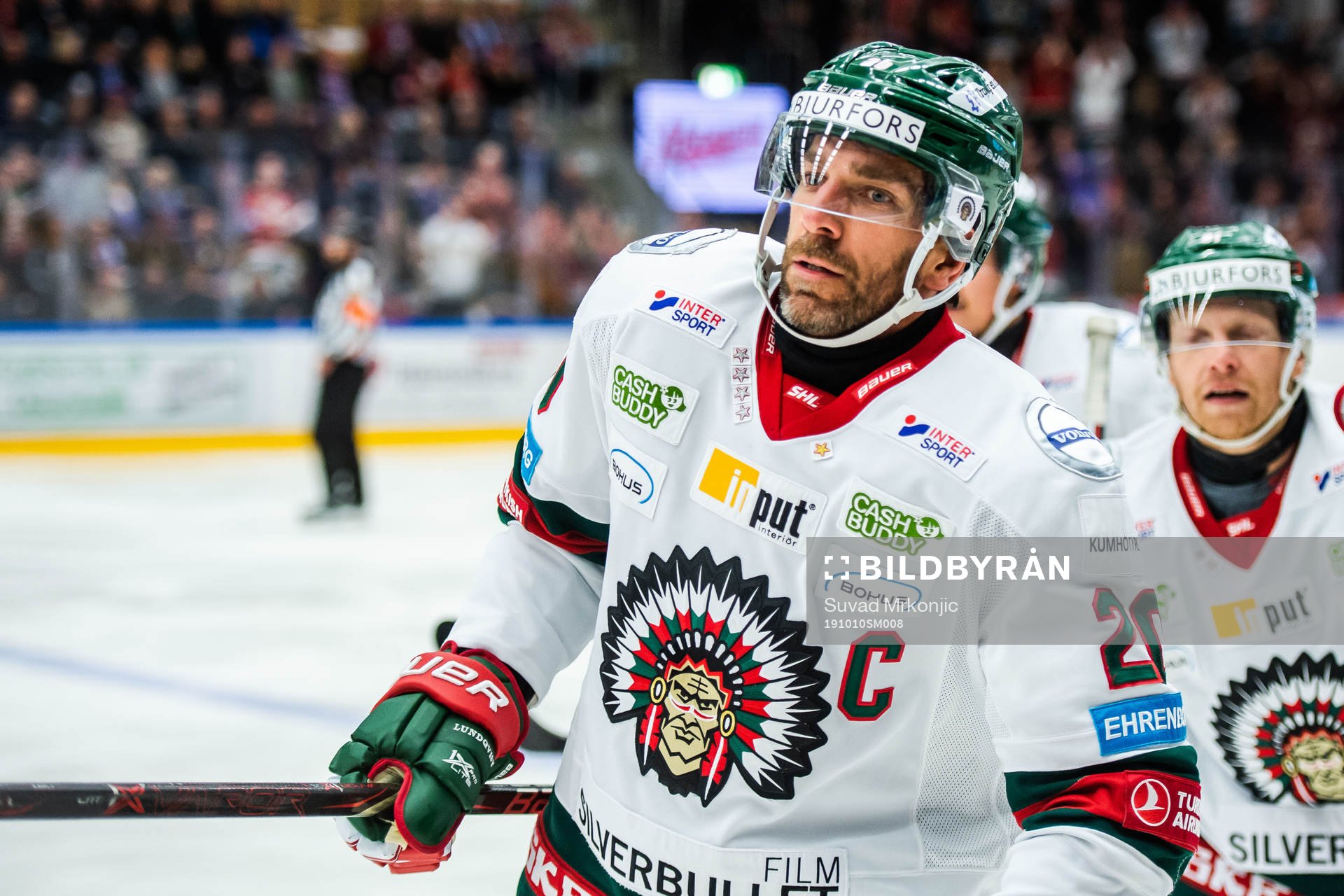 Frölundas Joel Lundqvist jublar