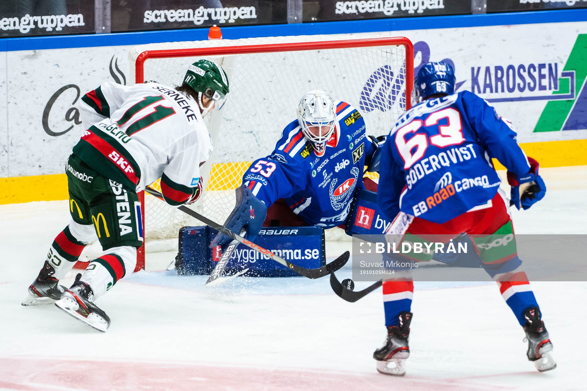 Oskarshamns målvakt Fredrik Pettersson-Wentzel