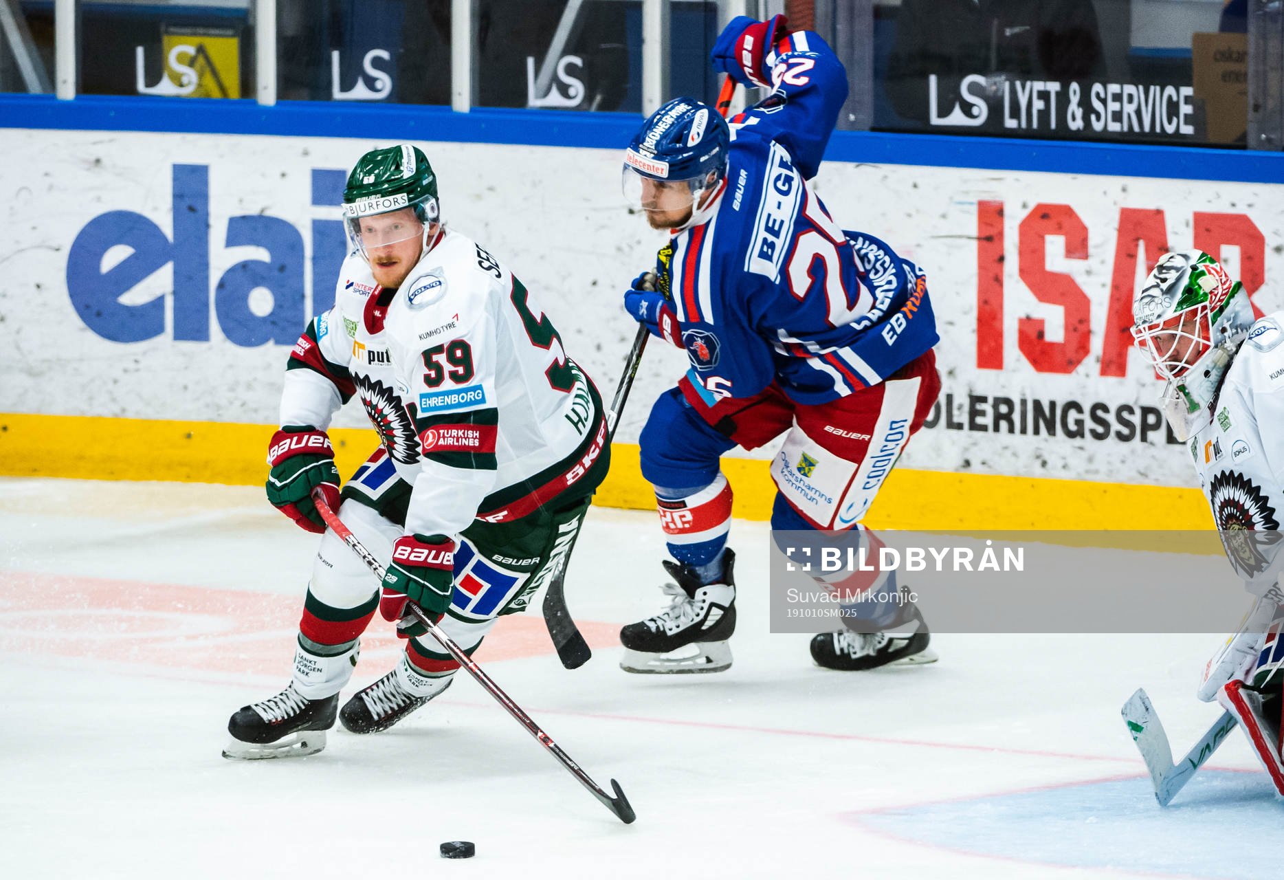 Frölundas Simon Hjalmarsson och Oskarshamns Johannes