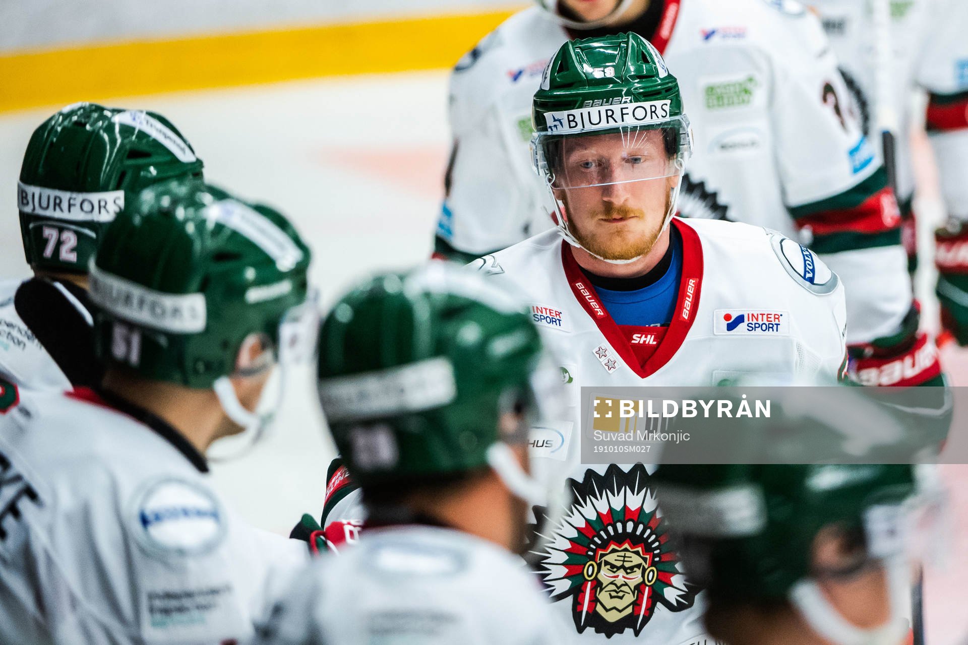Frölundas Simon Hjalmarsson jublar