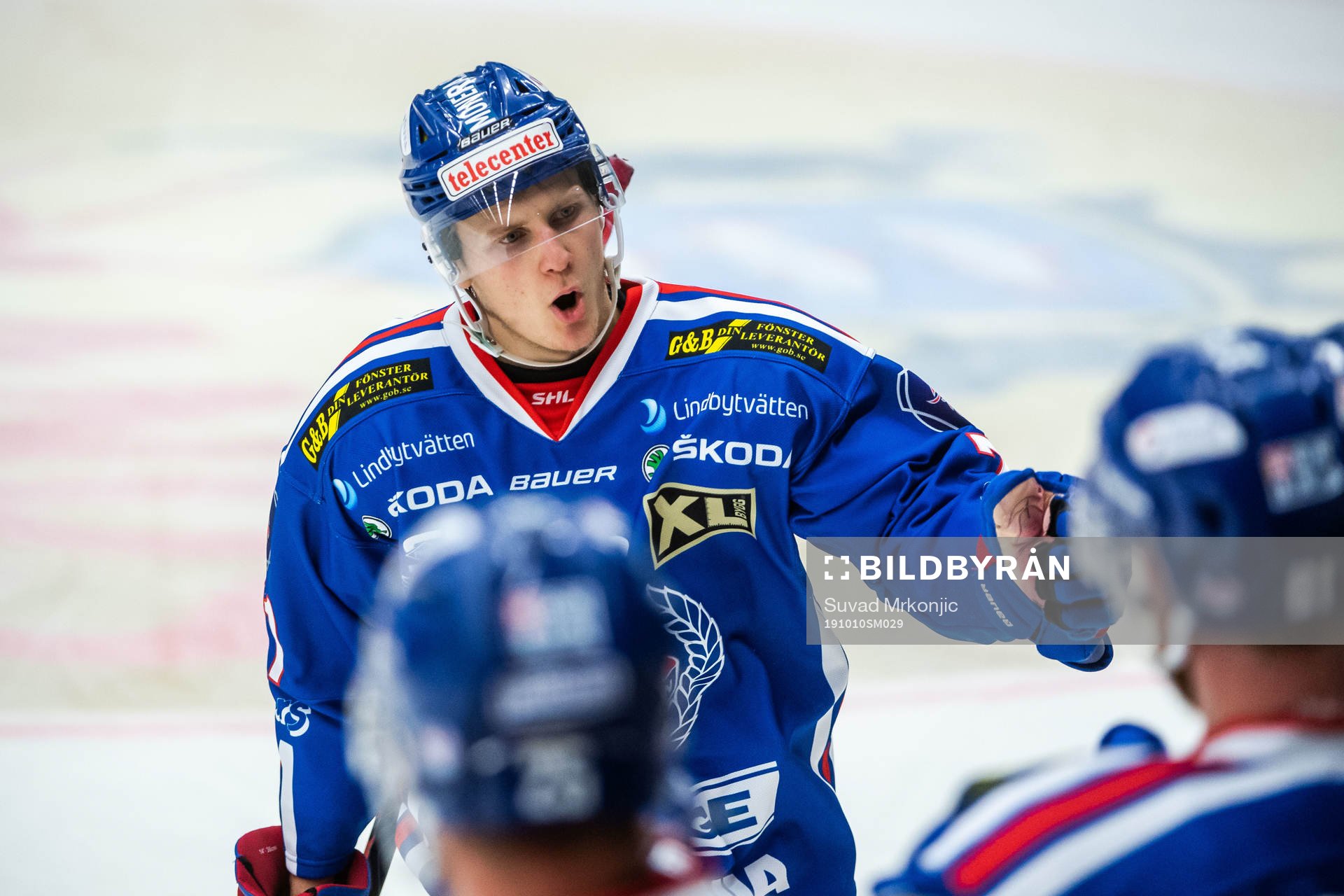 Oskarshamns Filip Sveningsson jublar