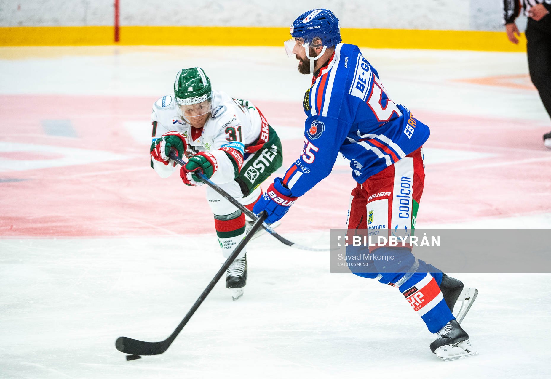 Oskarshamns Johan Alm och Frölundas Nicklas Lasu