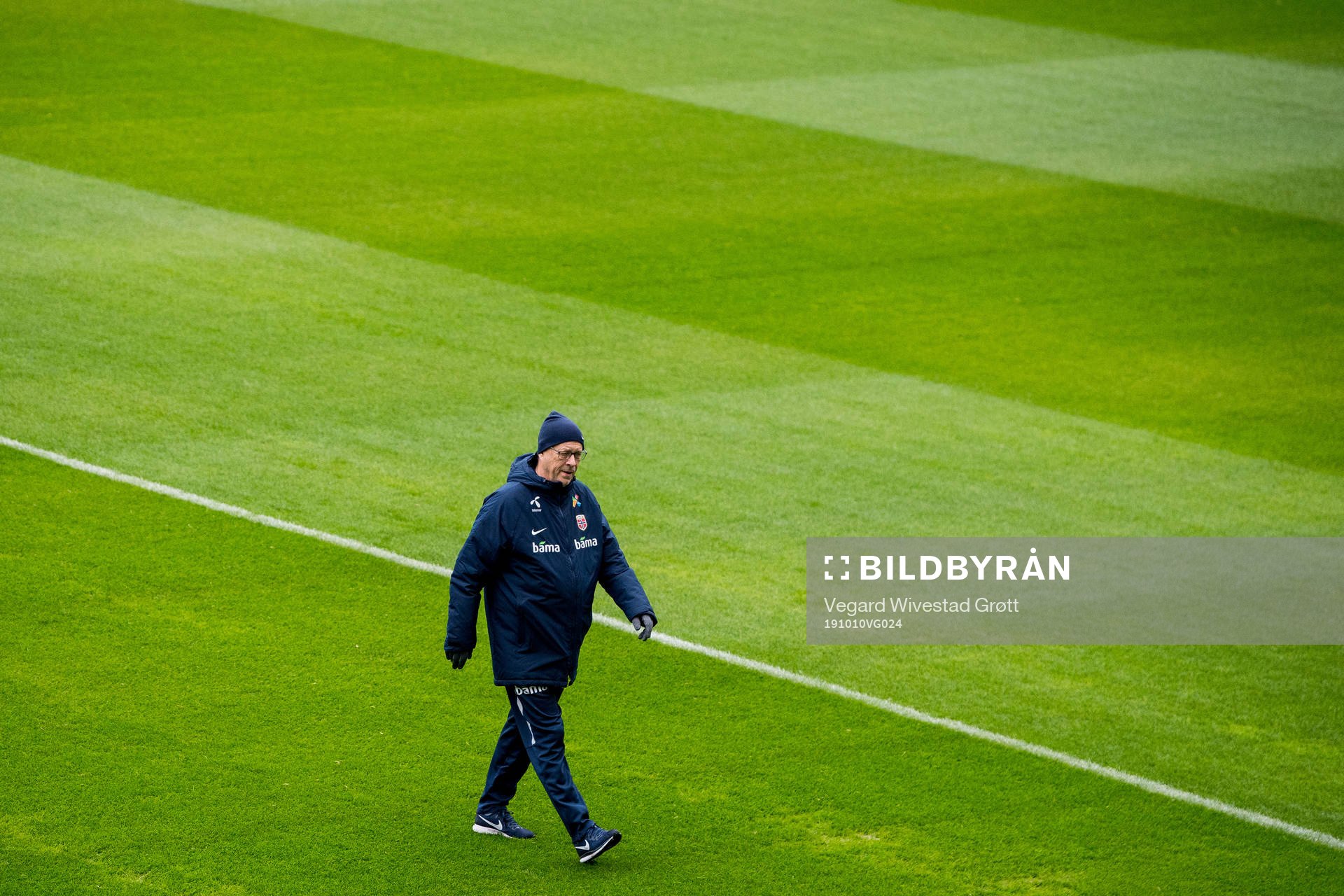 Lars Lagerbäck, head coach of Norway