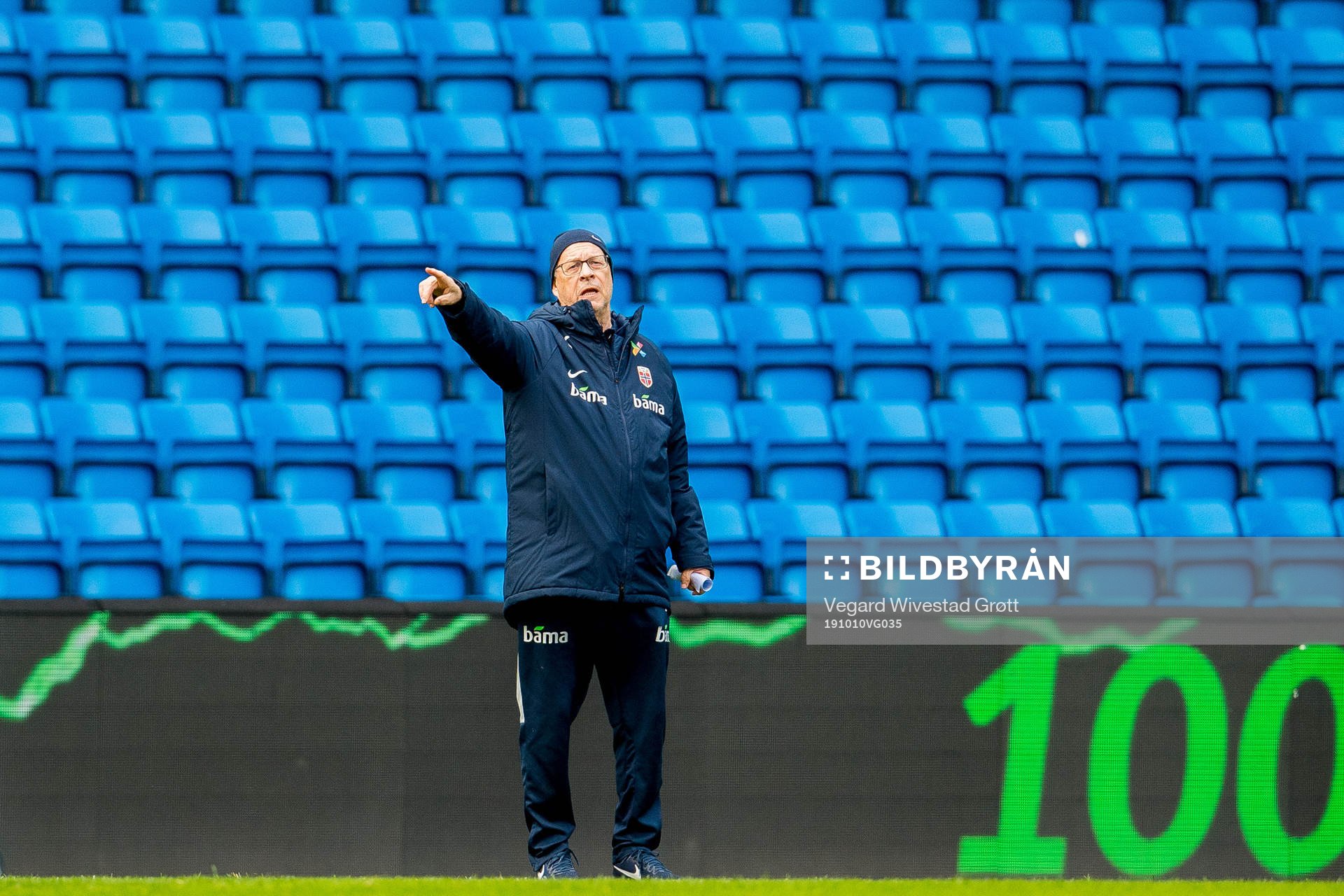 Lars Lagerbäck, head coach of Norway