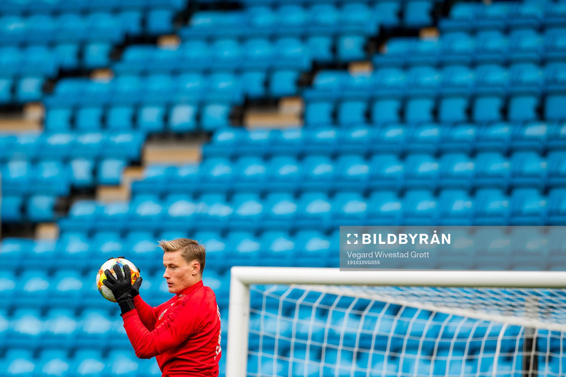 Goalkeeper Sondre Rossbach of Norway