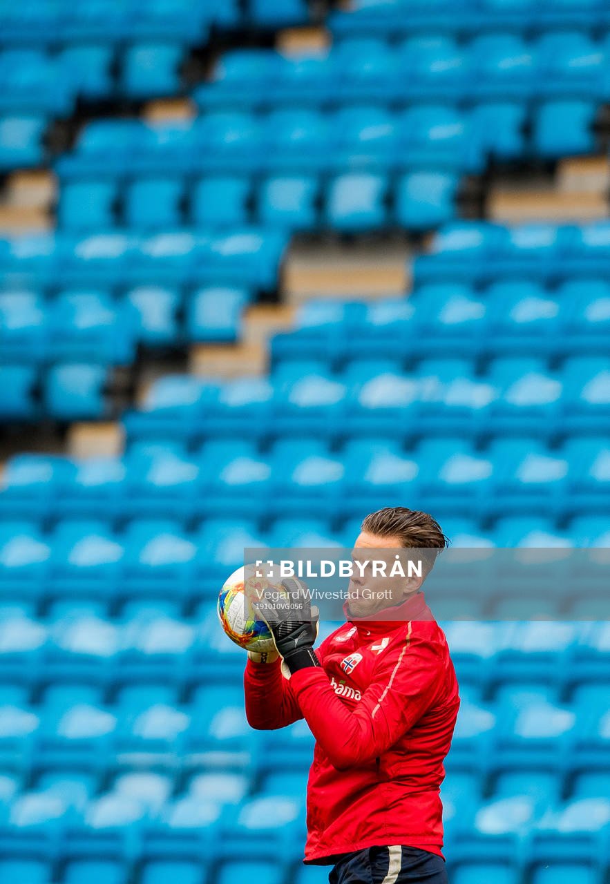 Goalkeeper Ørjan Nyland of Norway