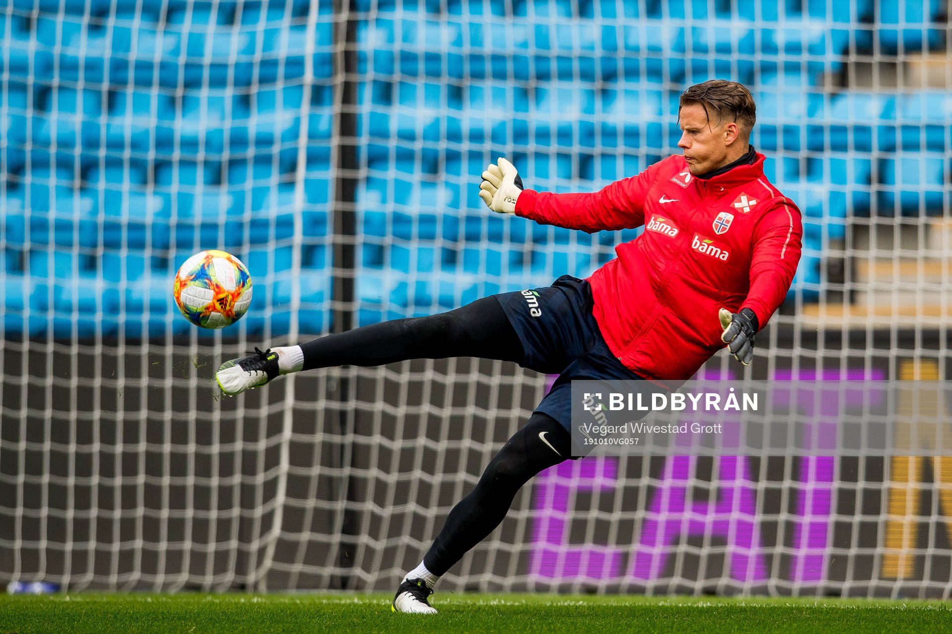 Goalkeeper Ørjan Nyland of Norway