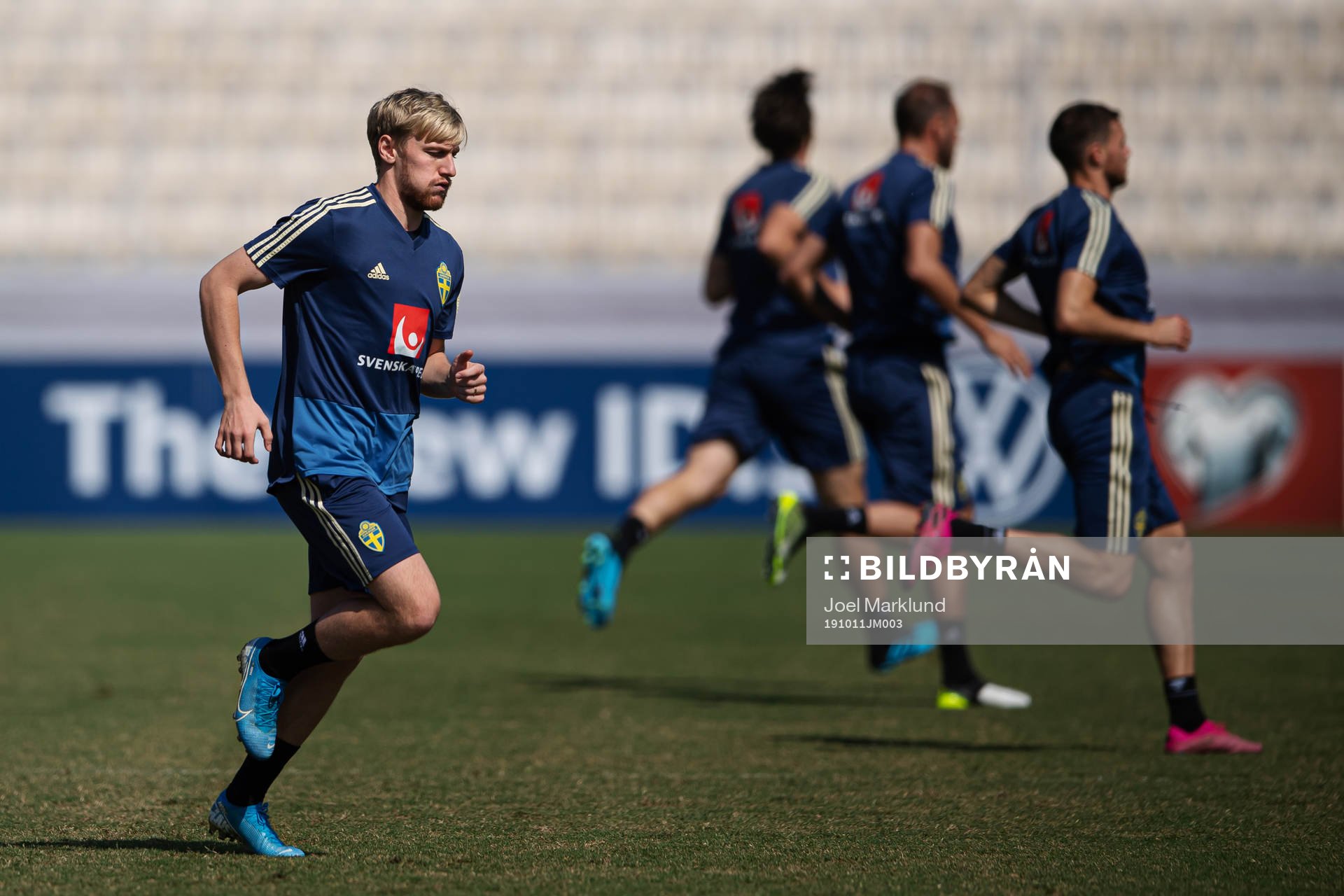 Emil Forsberg of the Swedish national football team