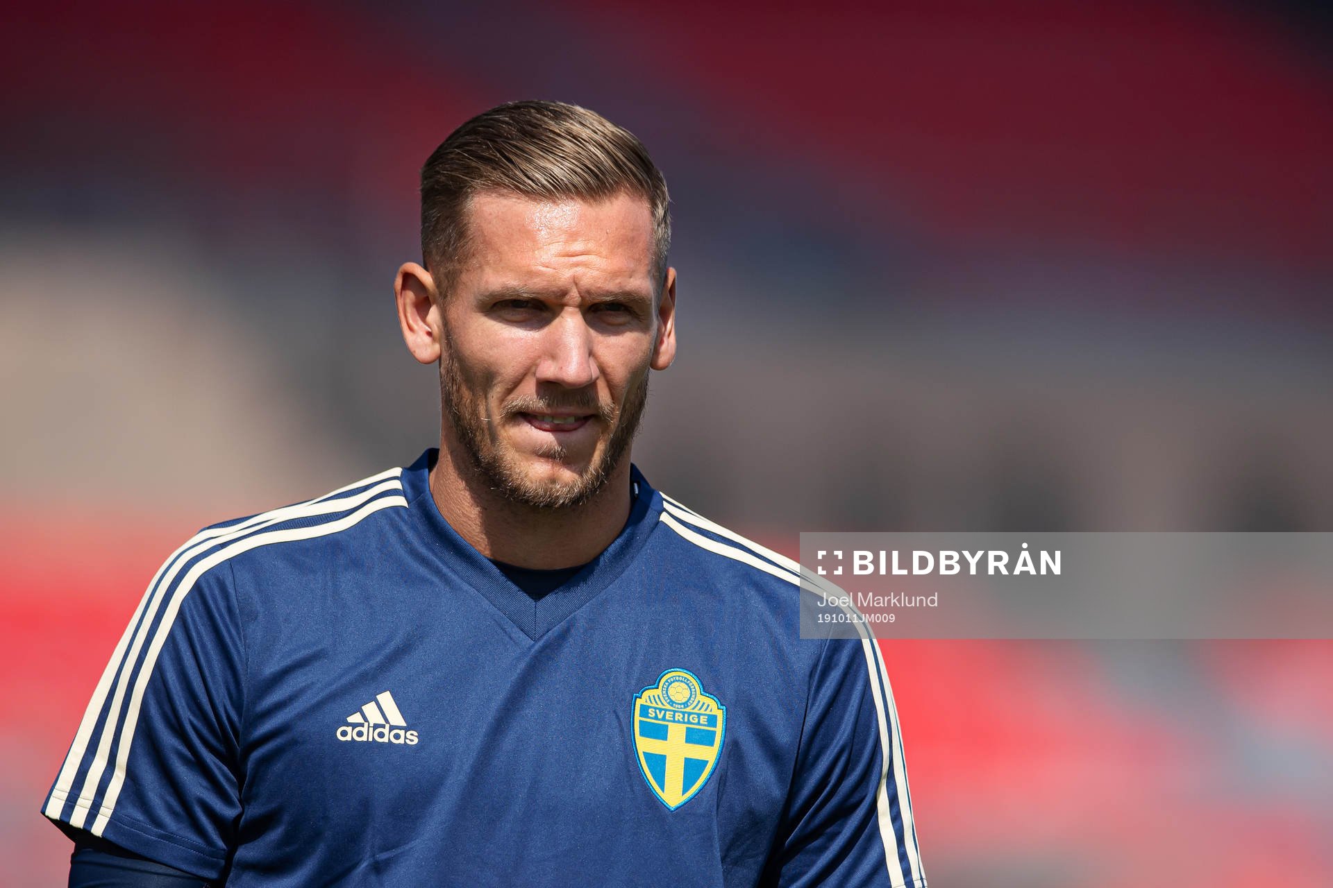 Robin Olsen of the Swedish national football team