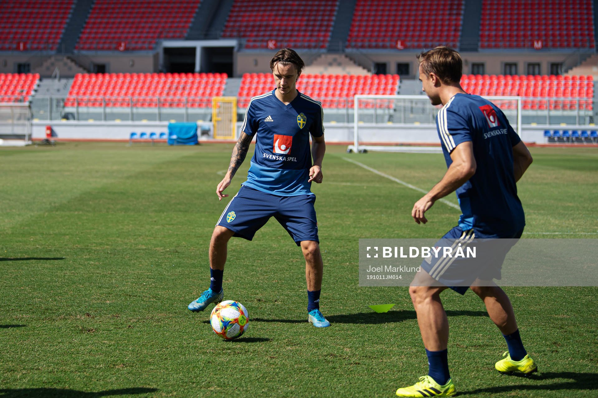 Kristoffer Olsson and Pierre Bengtsson of the Swedish