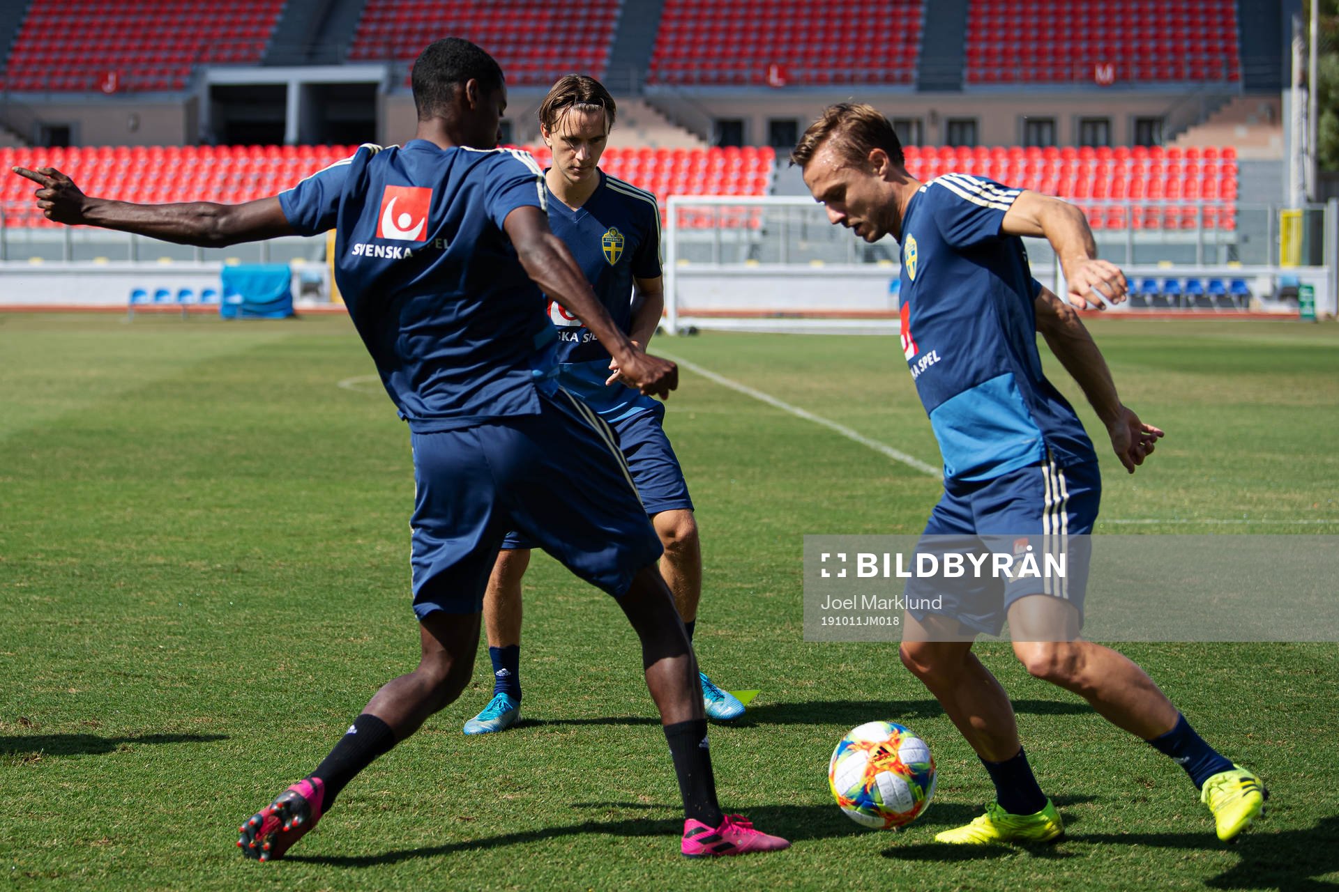 Alexander Isak, Kristoffer Olsson and Pierre Bengtsson of
