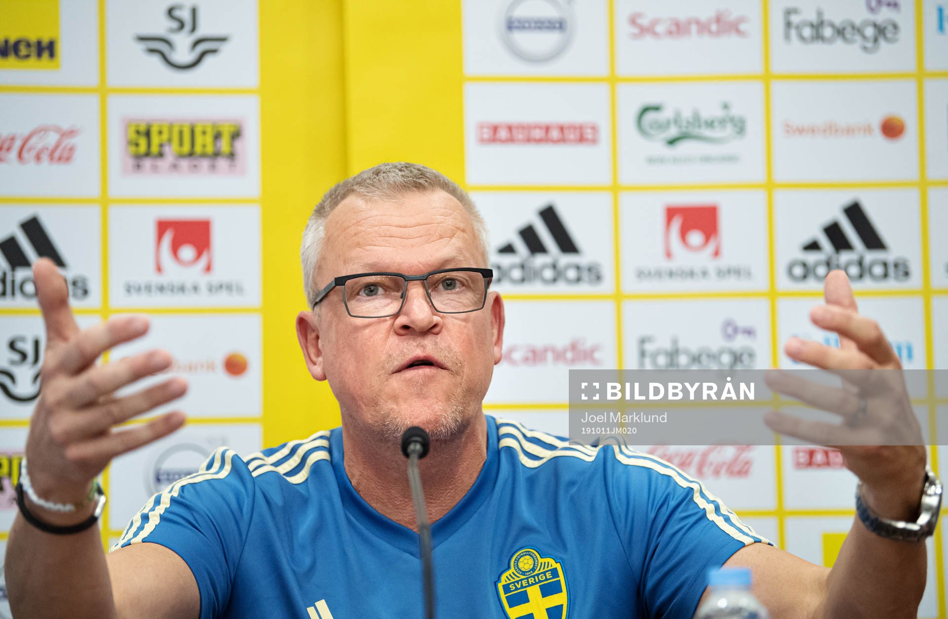 Head coach Janne Andersson of the Swedish national football