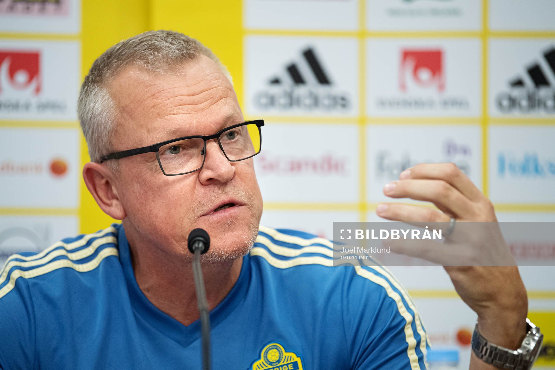 Head coach Janne Andersson of the Swedish national football