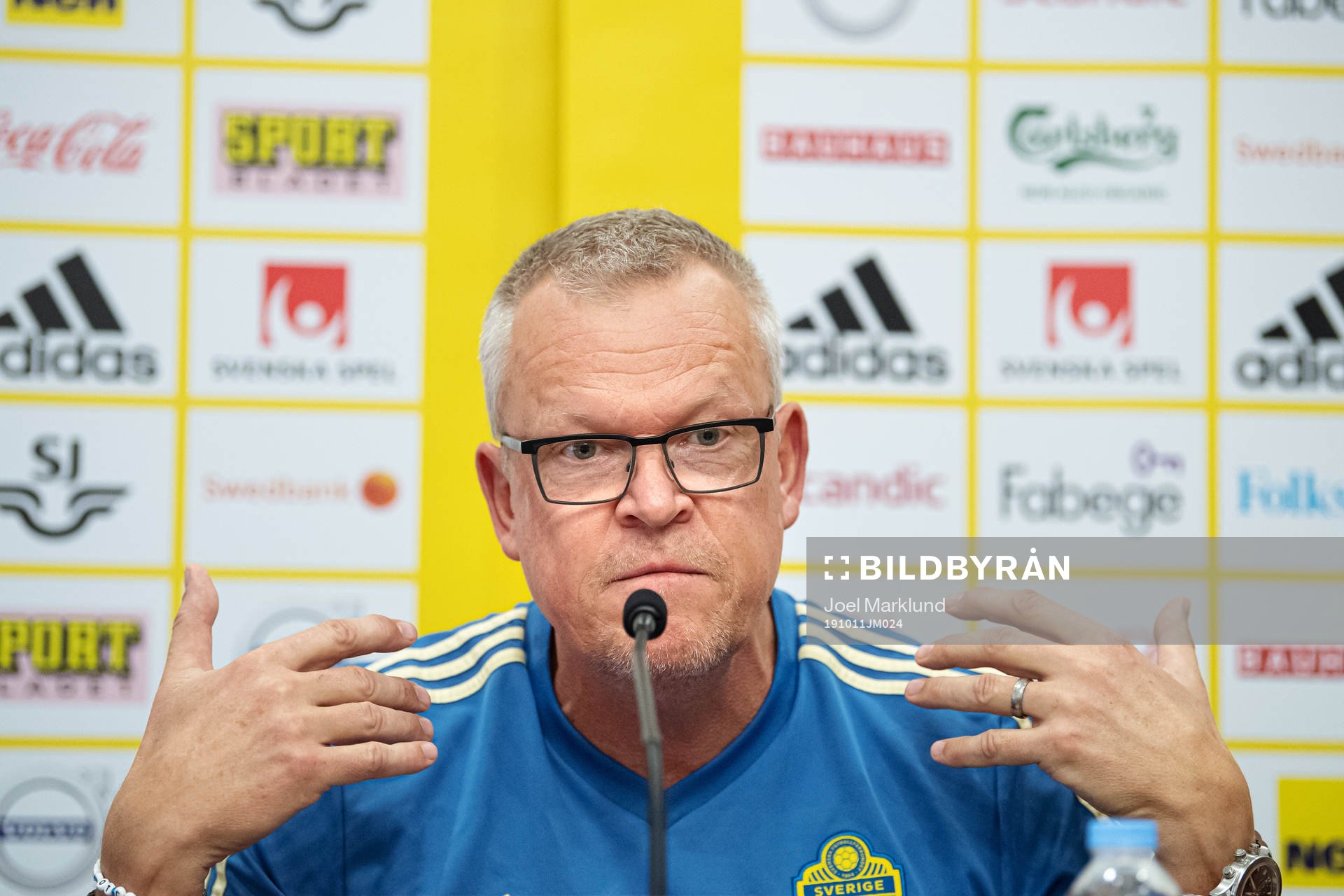Head coach Janne Andersson of the Swedish national football