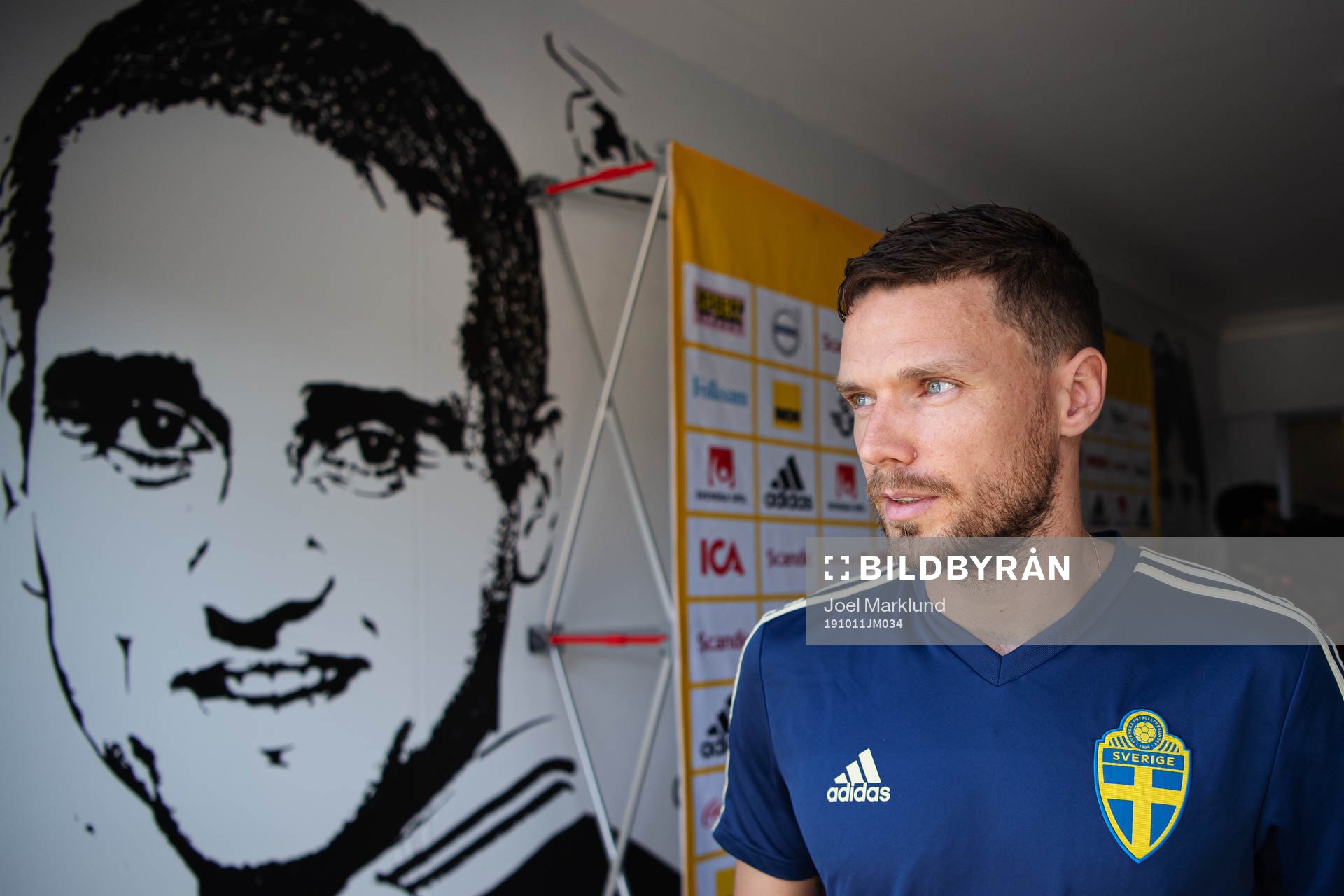 Marcus Berg of the Swedish national football team