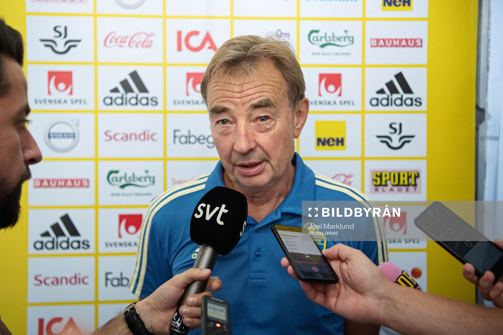 Scout Tom Prahl of the Swedish national football team is