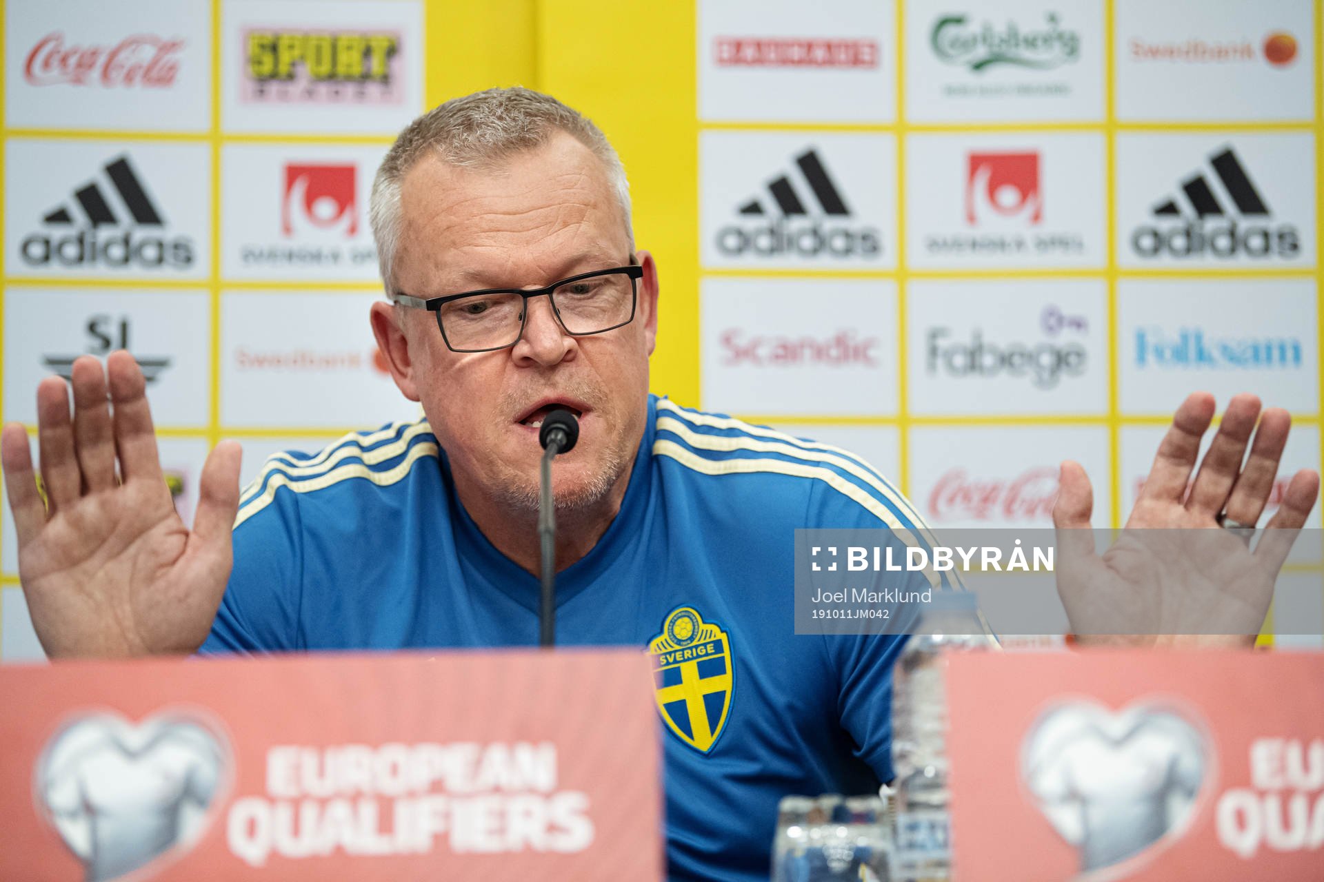 Head coach Janne Andersson of the Swedish national football