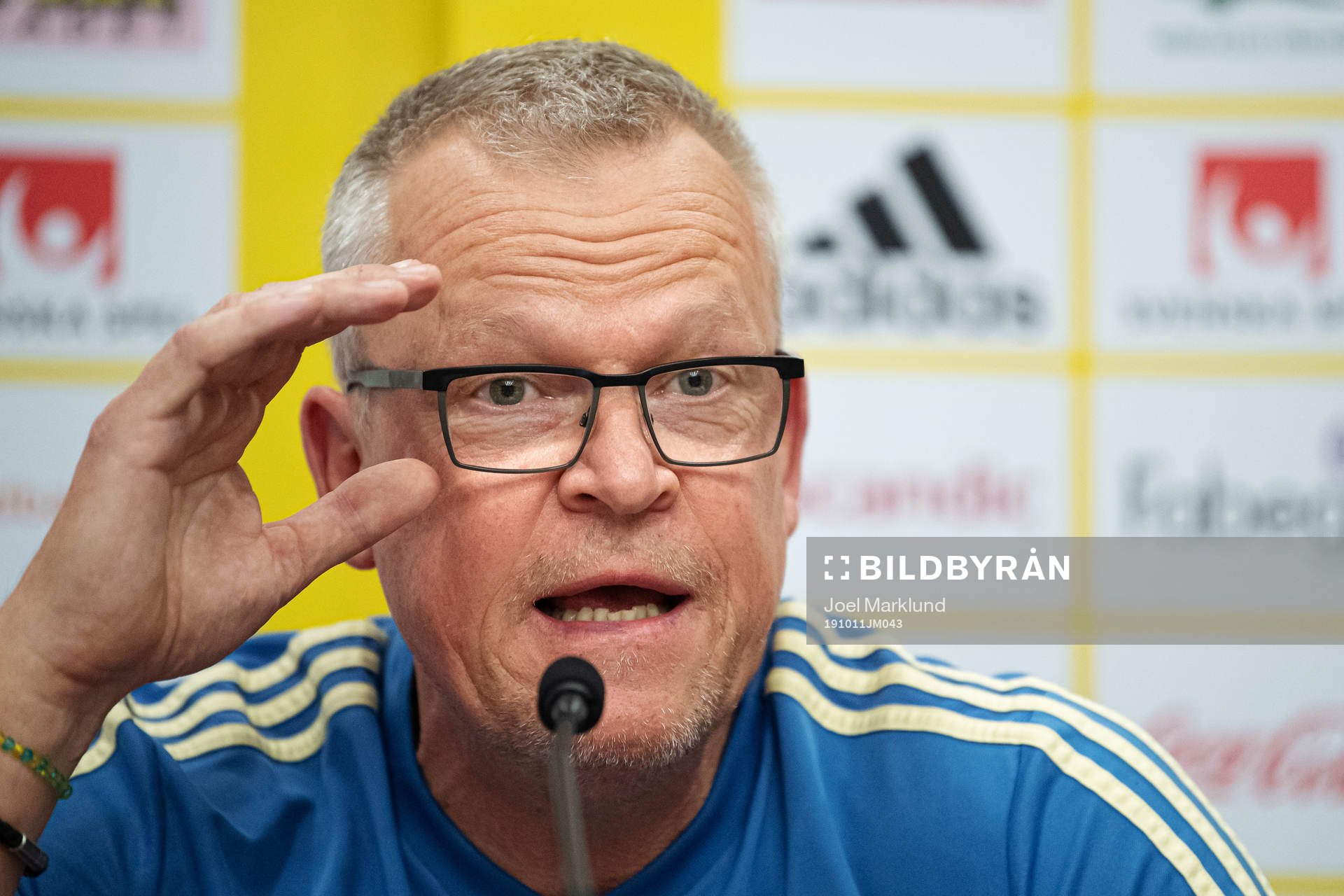 Head coach Janne Andersson of the Swedish national football