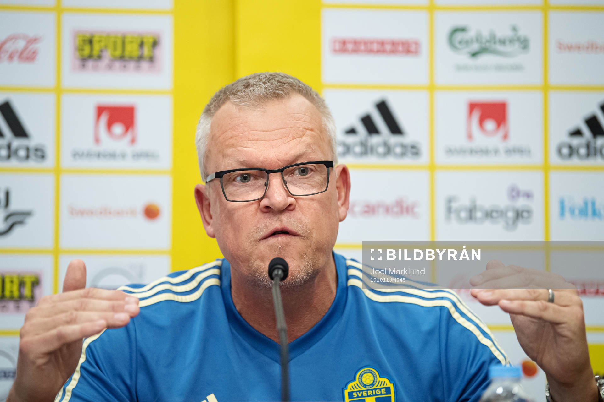 Head coach Janne Andersson of the Swedish national football