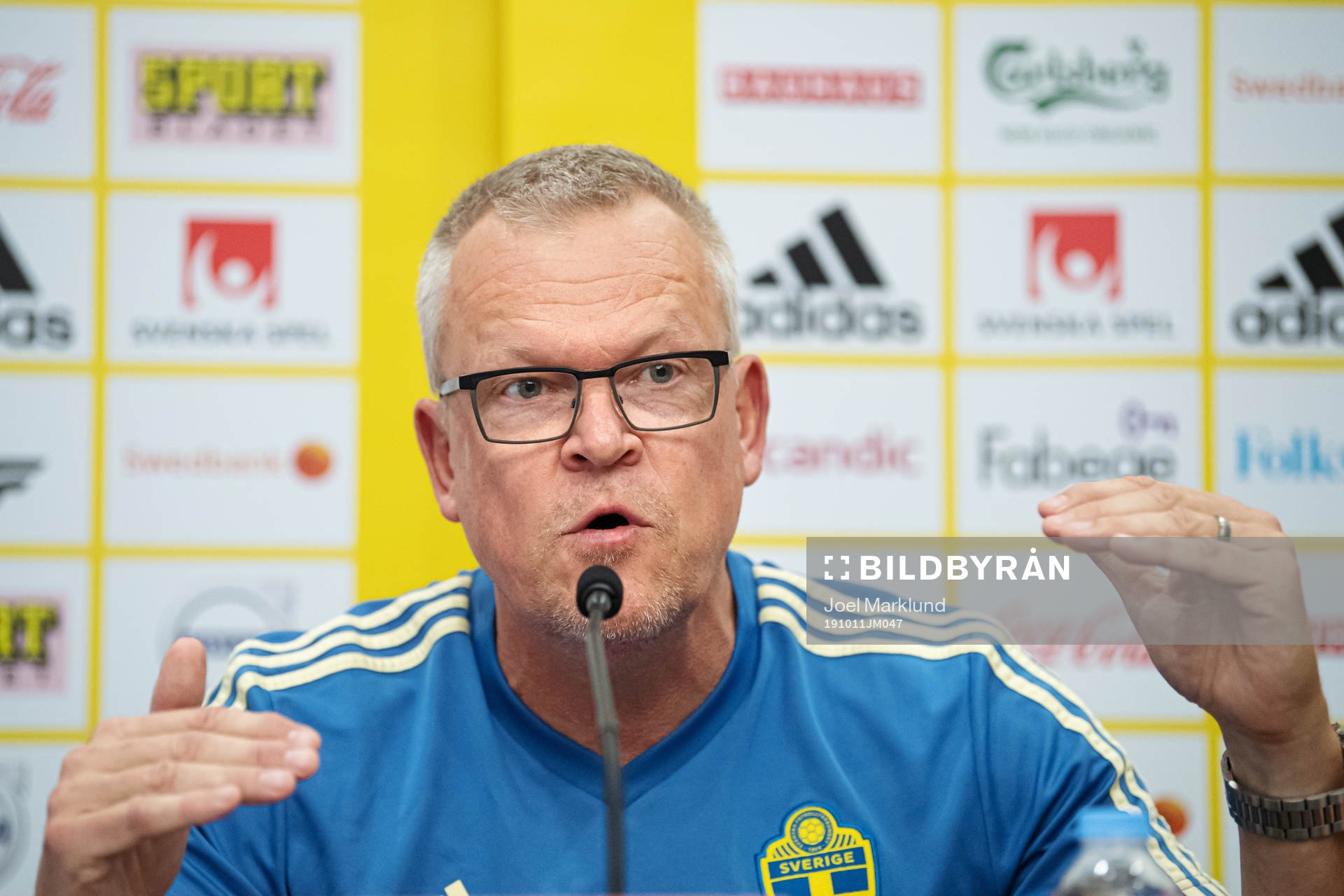 Head coach Janne Andersson of the Swedish national football