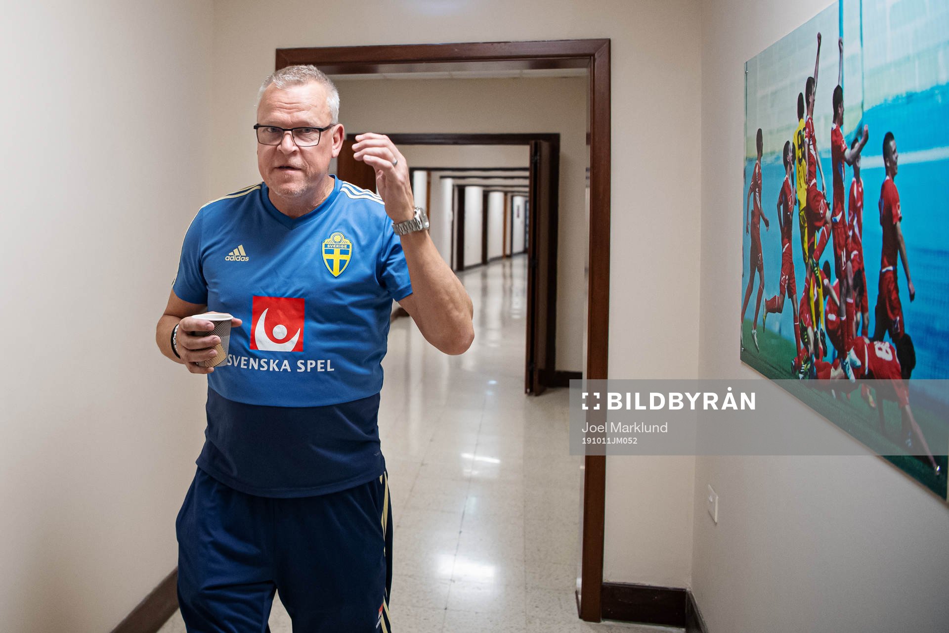 Head coach Janne Andersson of the Swedish national football