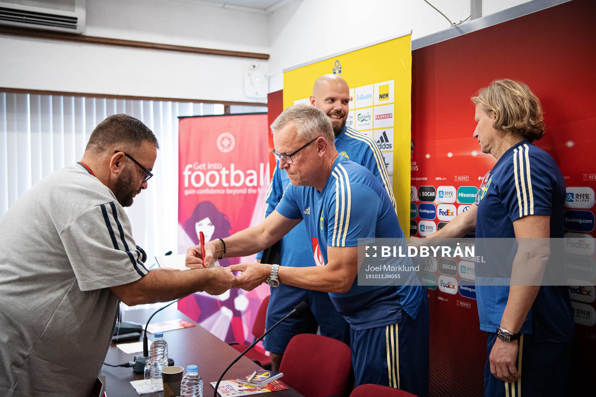 Head coach Janne Andersson of the Swedish national football