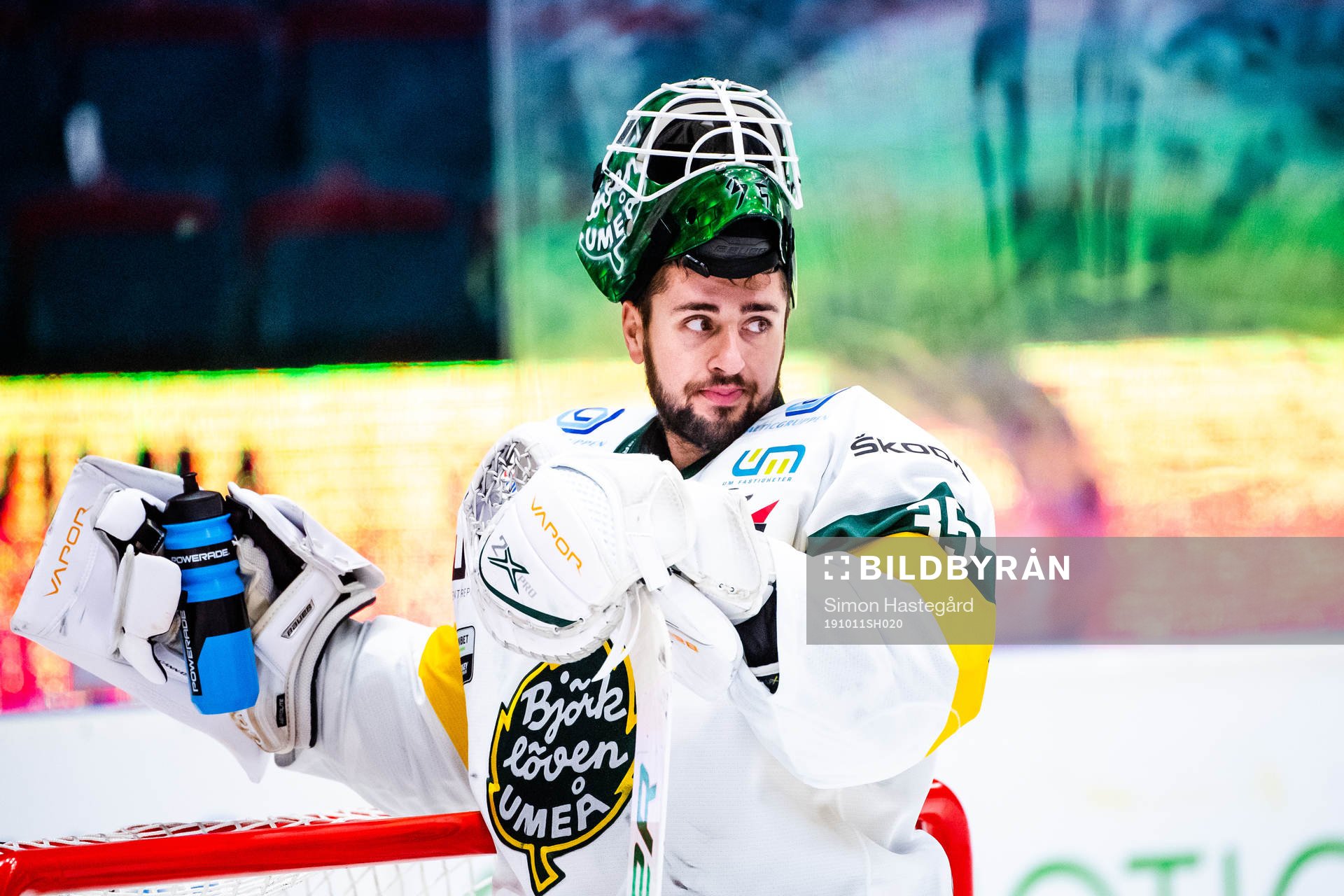 Björklövens målvakt Joe Cannata