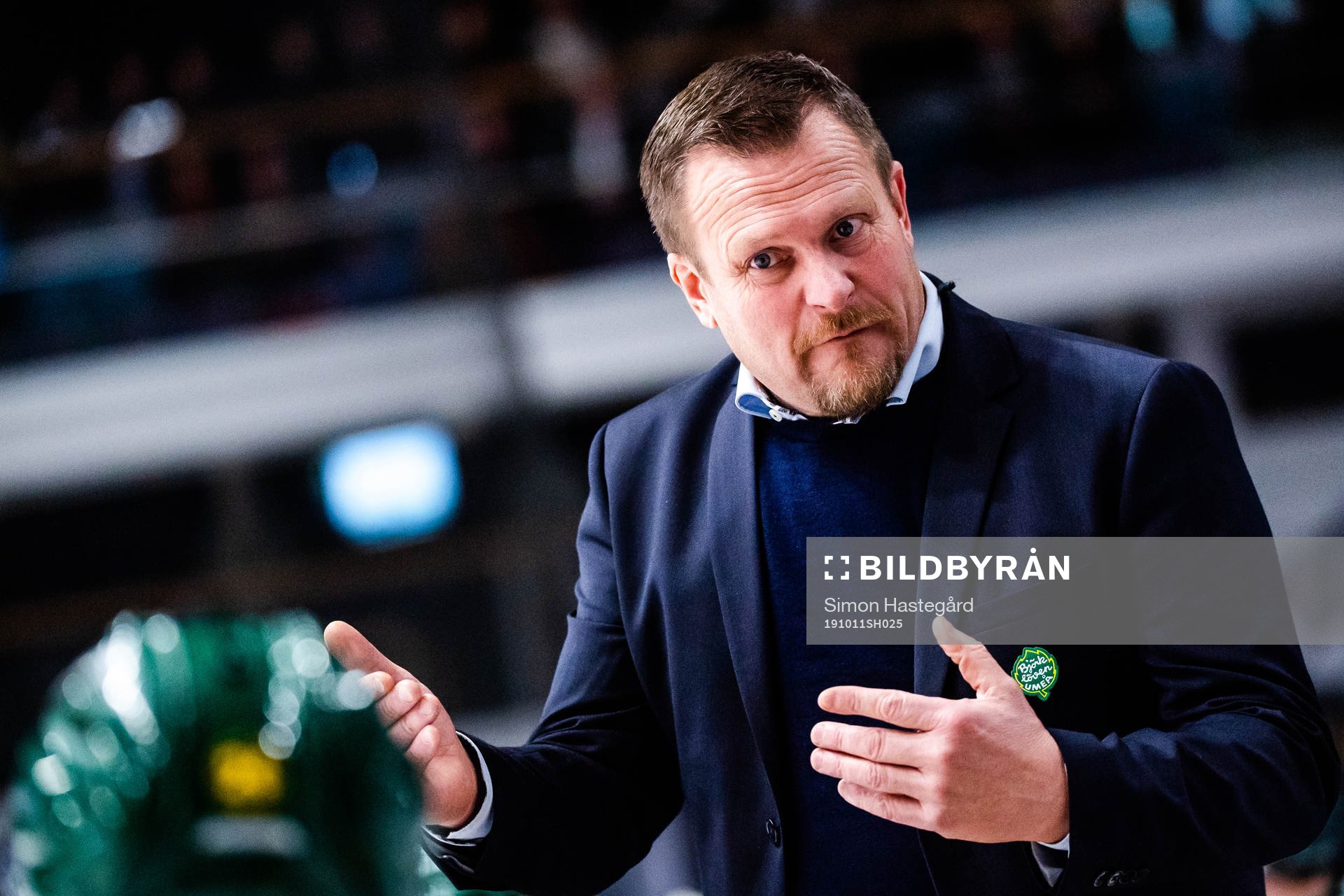 Björklövens tränare Joakim Fagervall