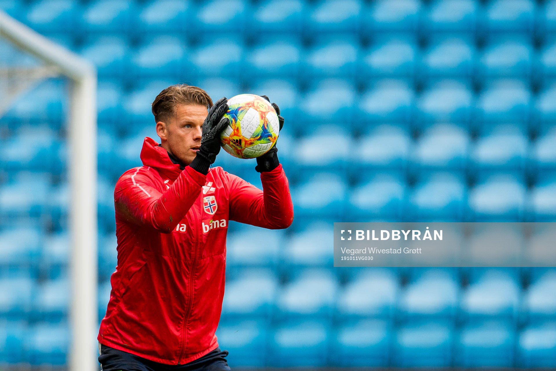 Goalkeeper Ørjan Nyland of Norway