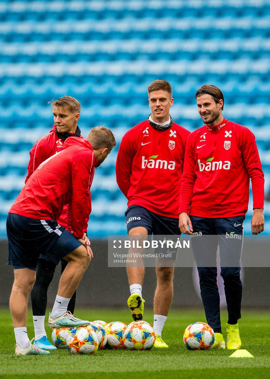 Markus Henriksen and Håvard Nordtveit of Norway