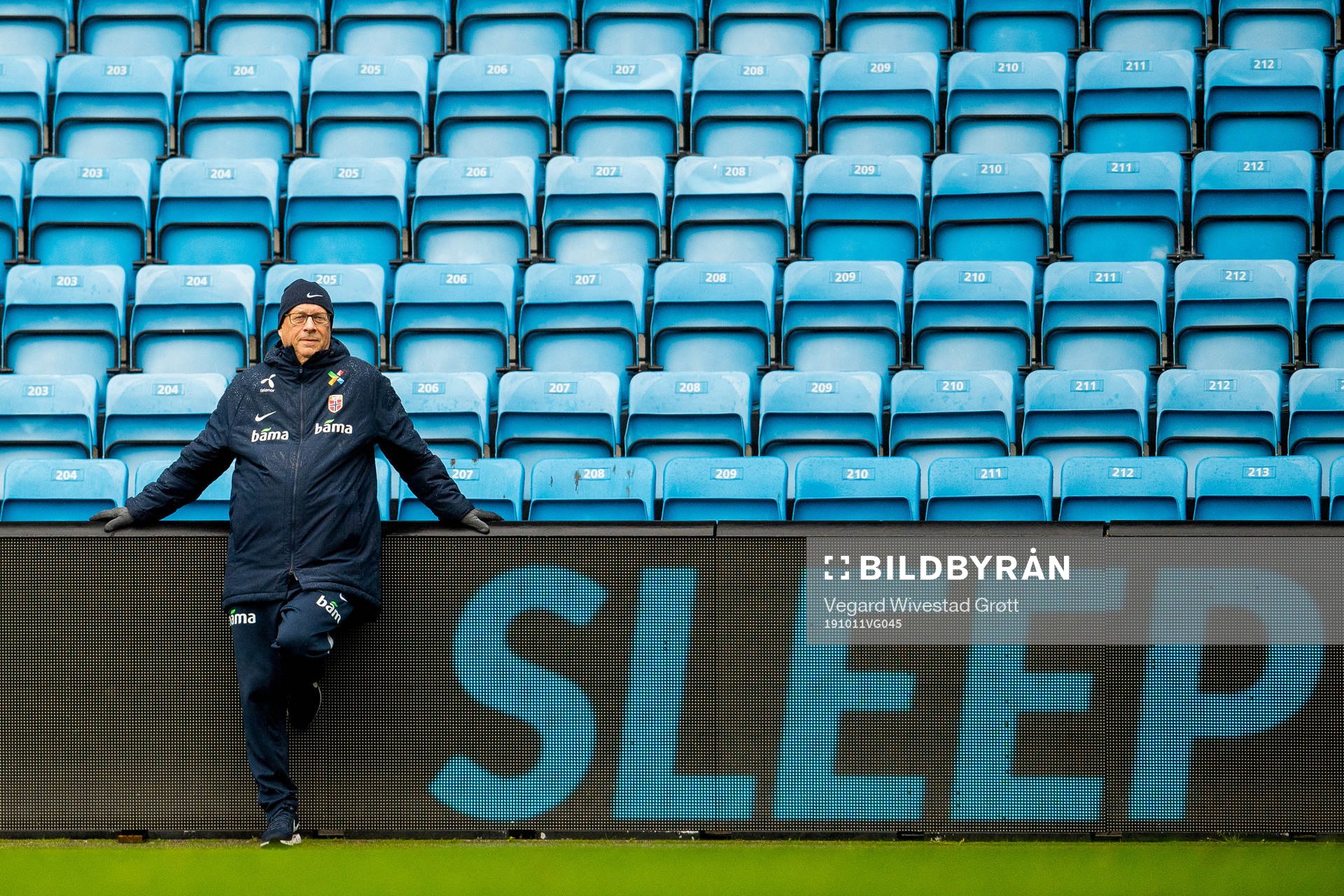 Lars Lagerbäck, head coach of Norway