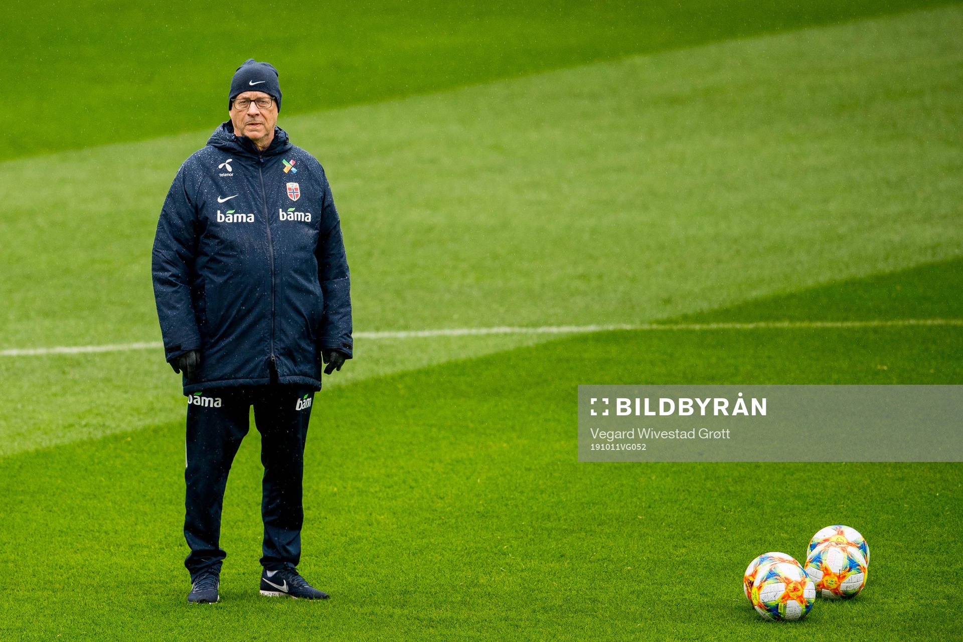 Lars Lagerbäck, head coach of Norway