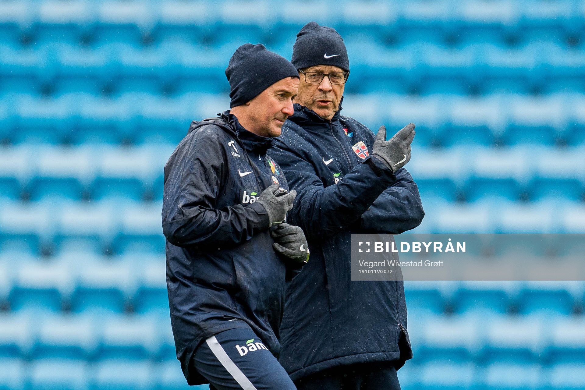 Per Joar Hansen, assistant coach of Norway, and Lars