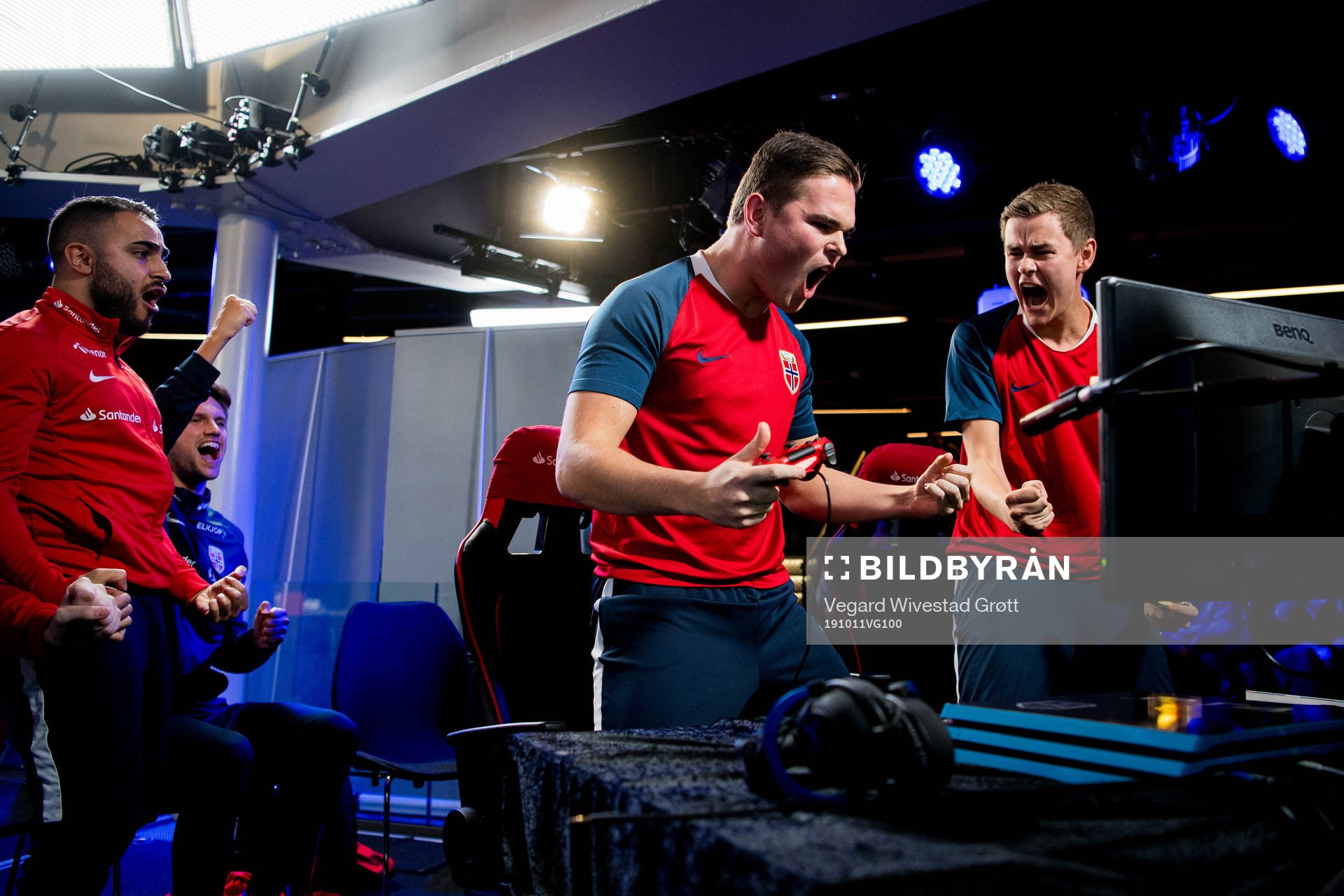 Arkan Resul, Mats Theie Bretvik, Andreas Bakken and Anders
