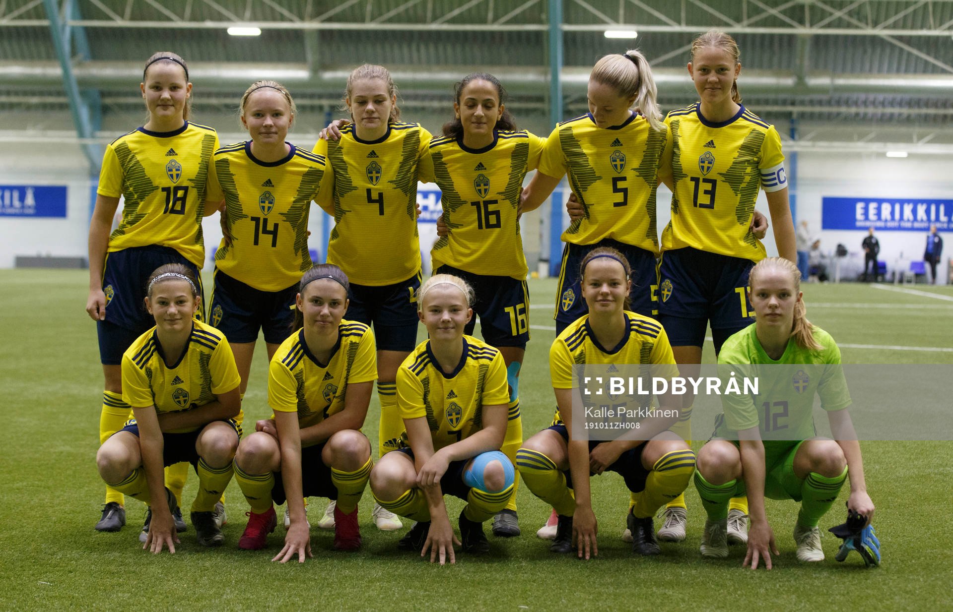 Team Sweden starting line up