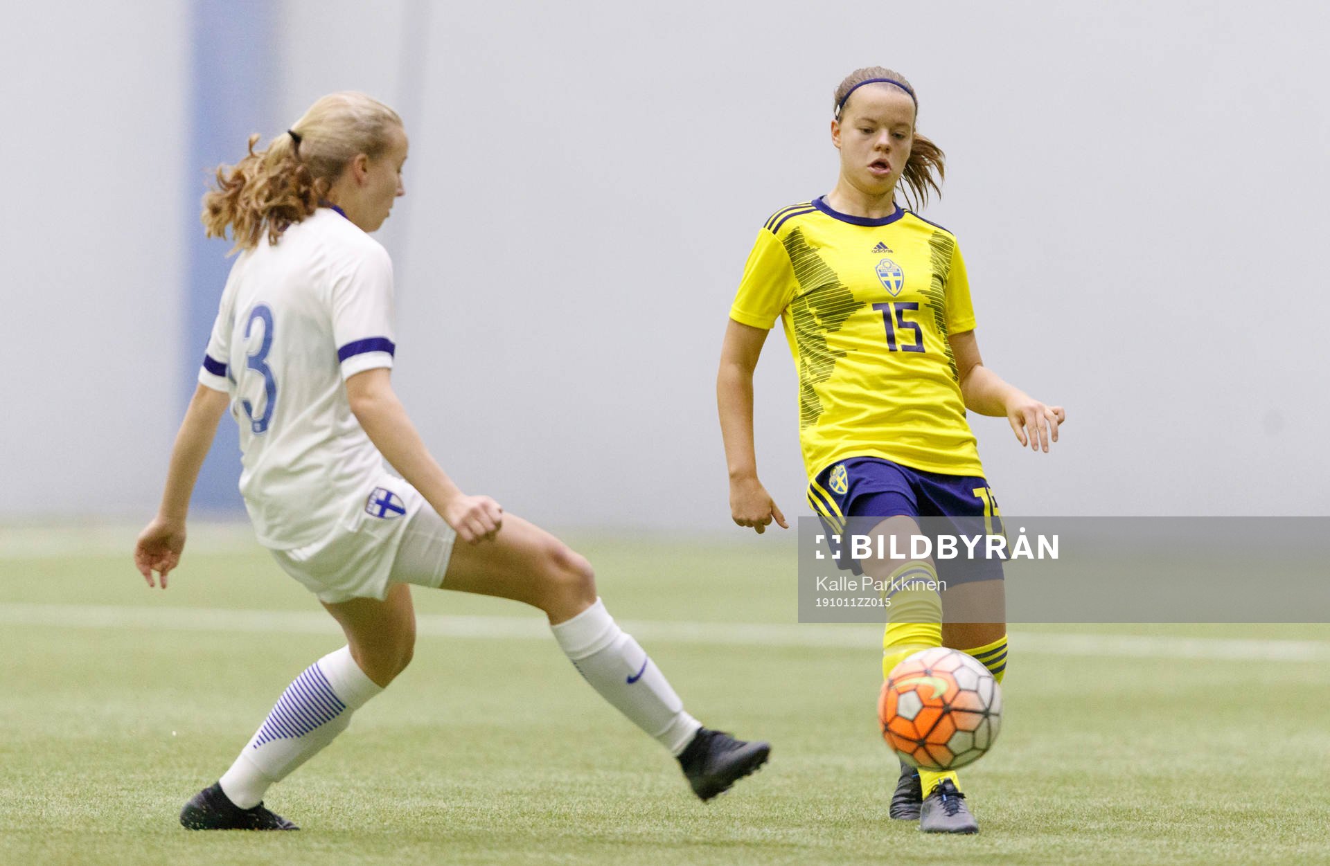 Saana Latvalahti #3, FIN and Chloe Eriksson #15, SWE