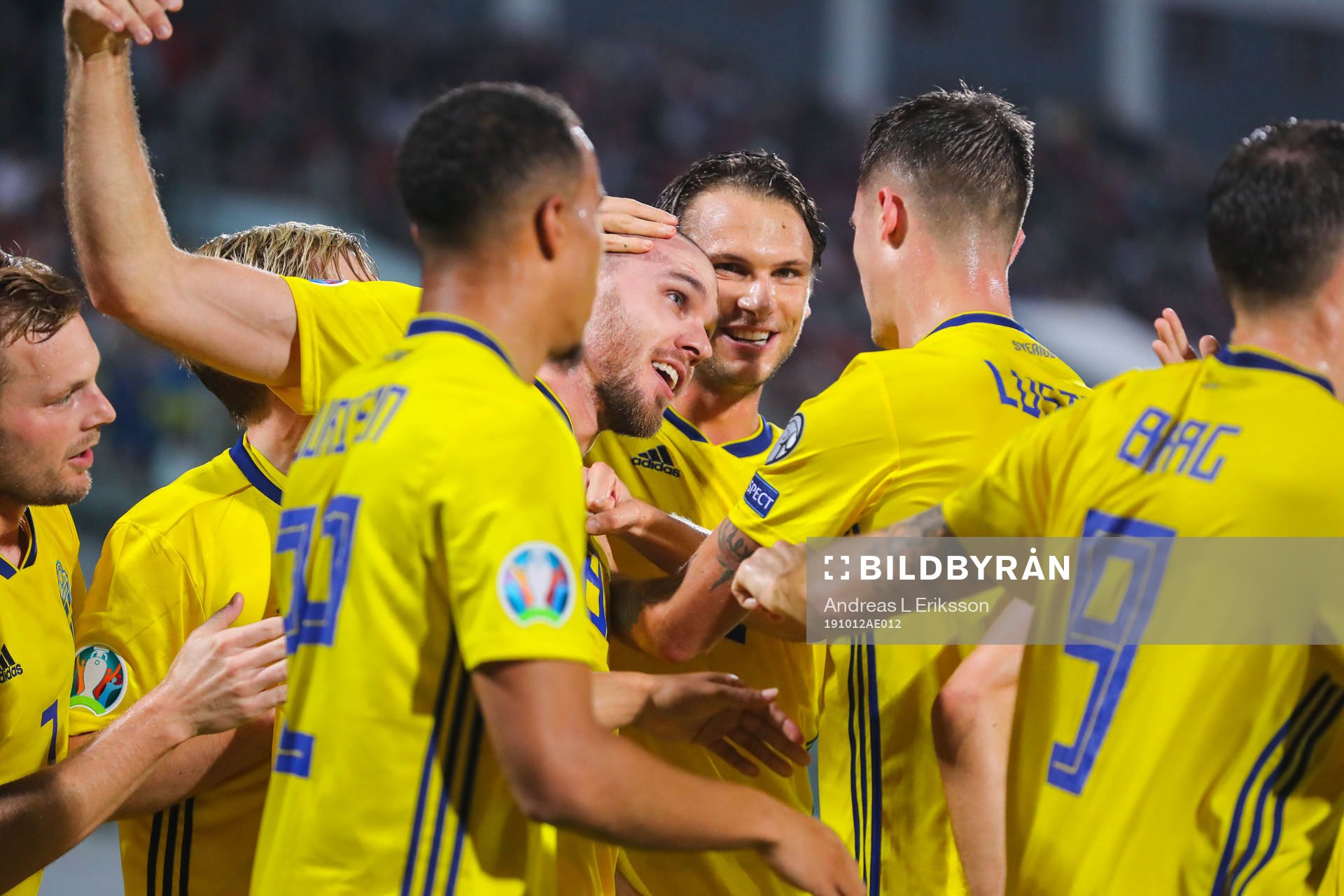 Marcus Danielson celebrate with Albin Ekdal of Sweden