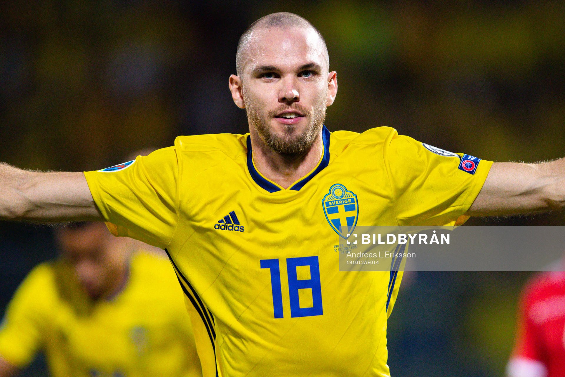 Marcus Danielson of Sweden celebrates