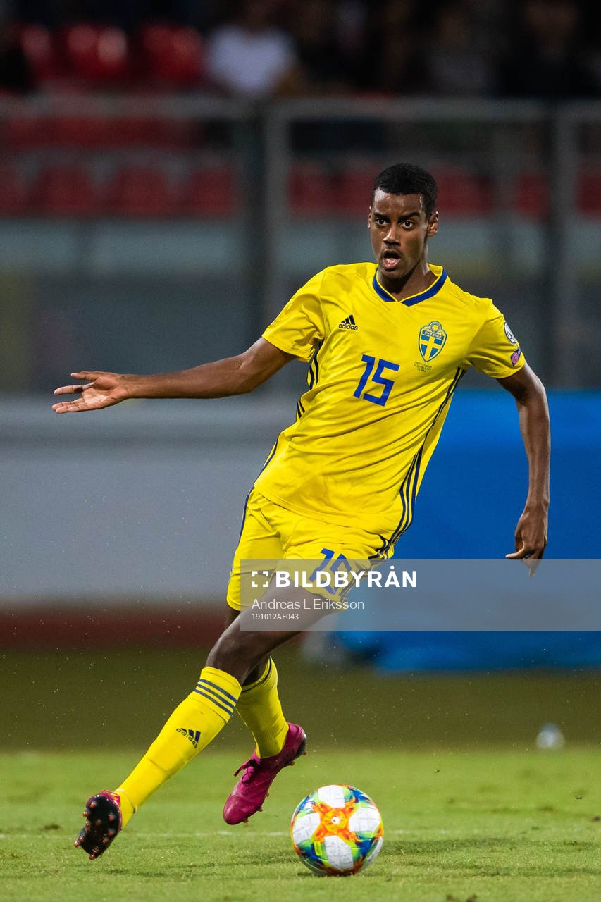 Alexander Isak of Sweden