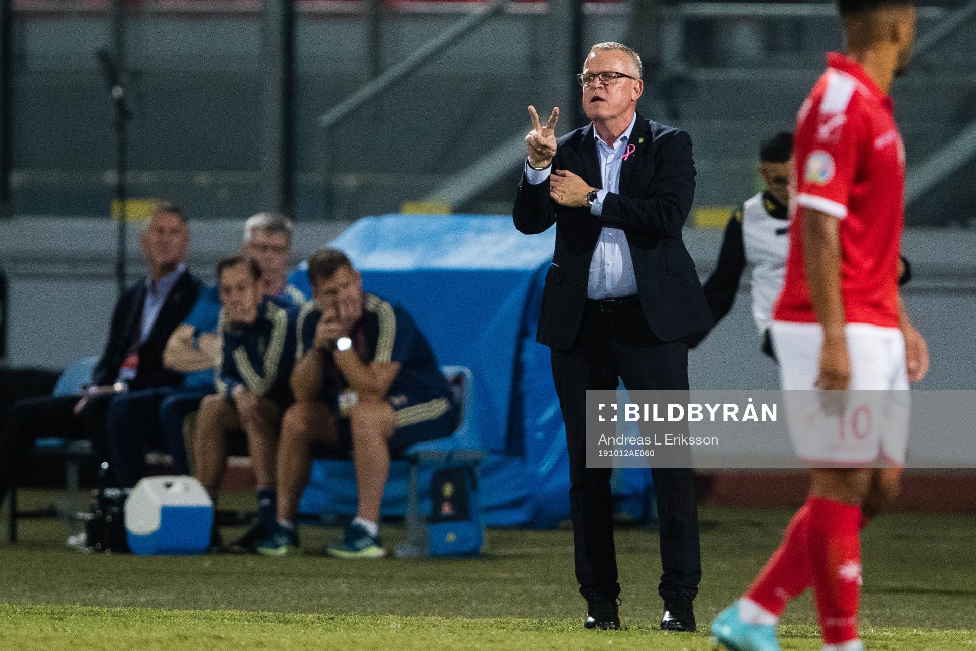 Janne Andersson, head coach of Sweden