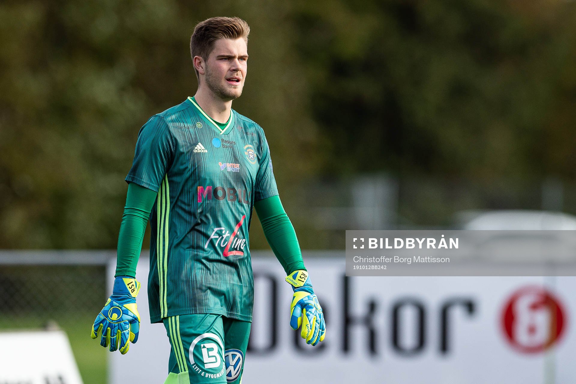 Ängelholms målvakt Robin Streifert
