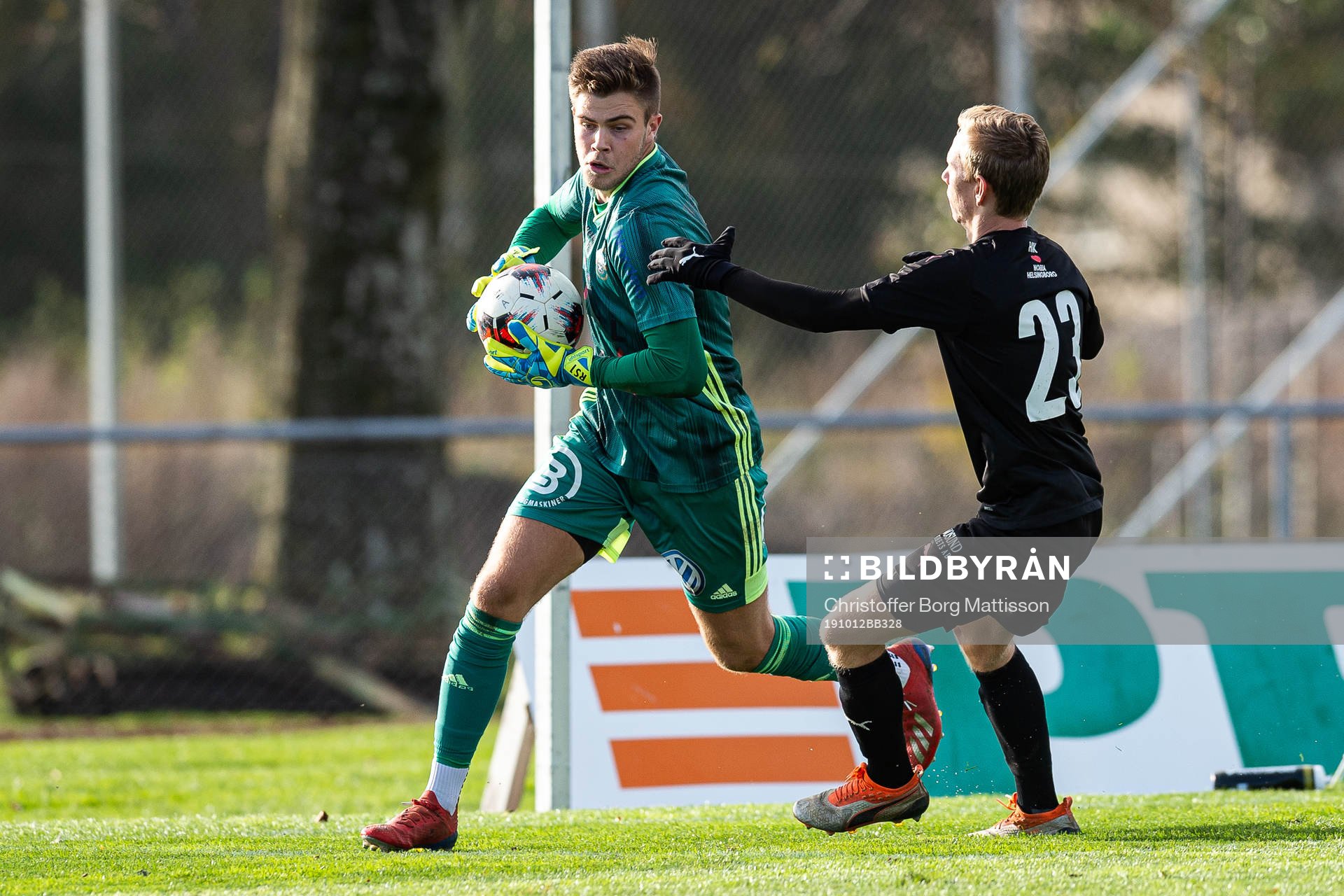 Ängelholms målvakt Robin Streifert