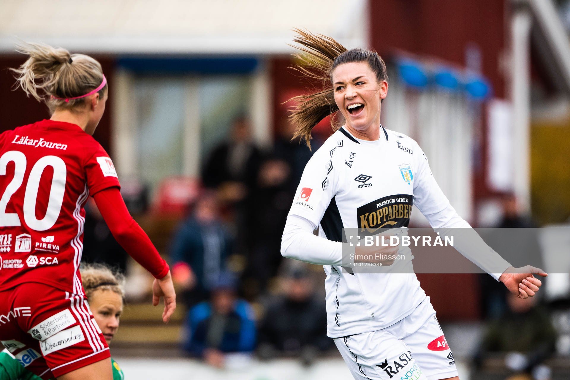 Göteborgs Pauline Hammarlund jublar